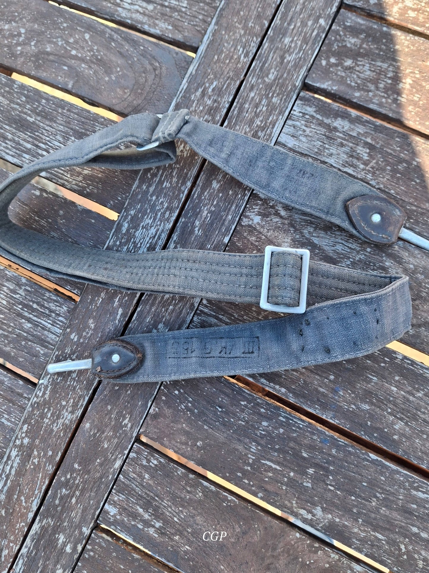 CGP Brotbeutelriemen WK2 LW blau , Kompanieabnahme