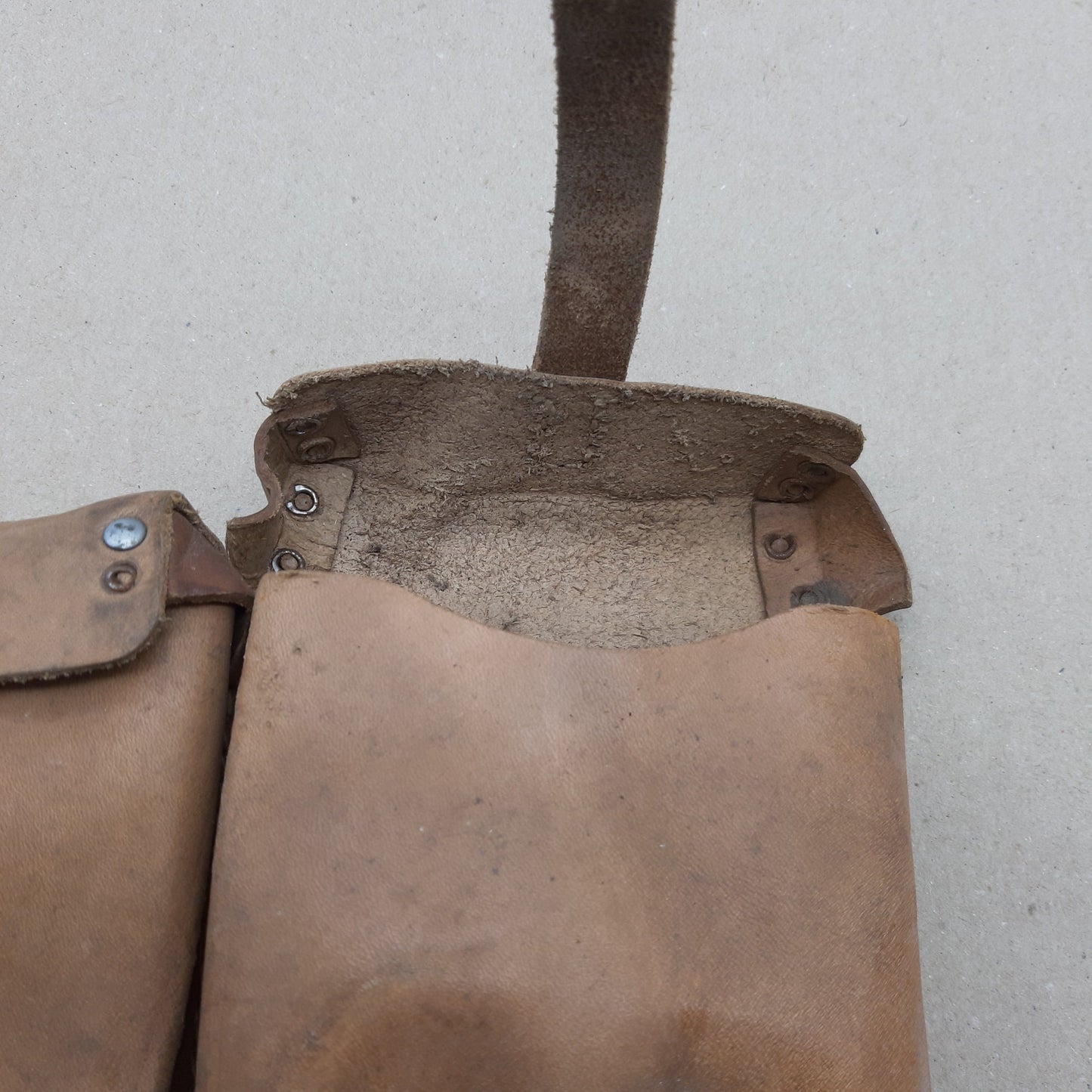 CGP K43 / G43 Magazintasche braun WK2 - "ros44" schwarze Schlaufen