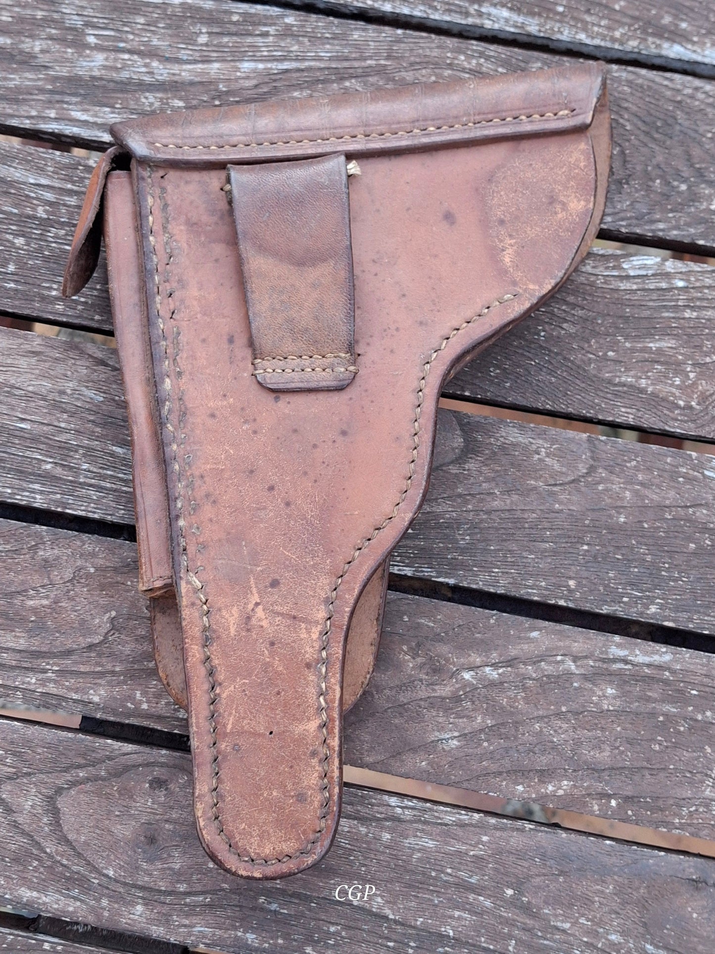 CGP Luger P08 Pistolentasche Bulgarien Kontrakt - Magazintasche geschlossen - Original