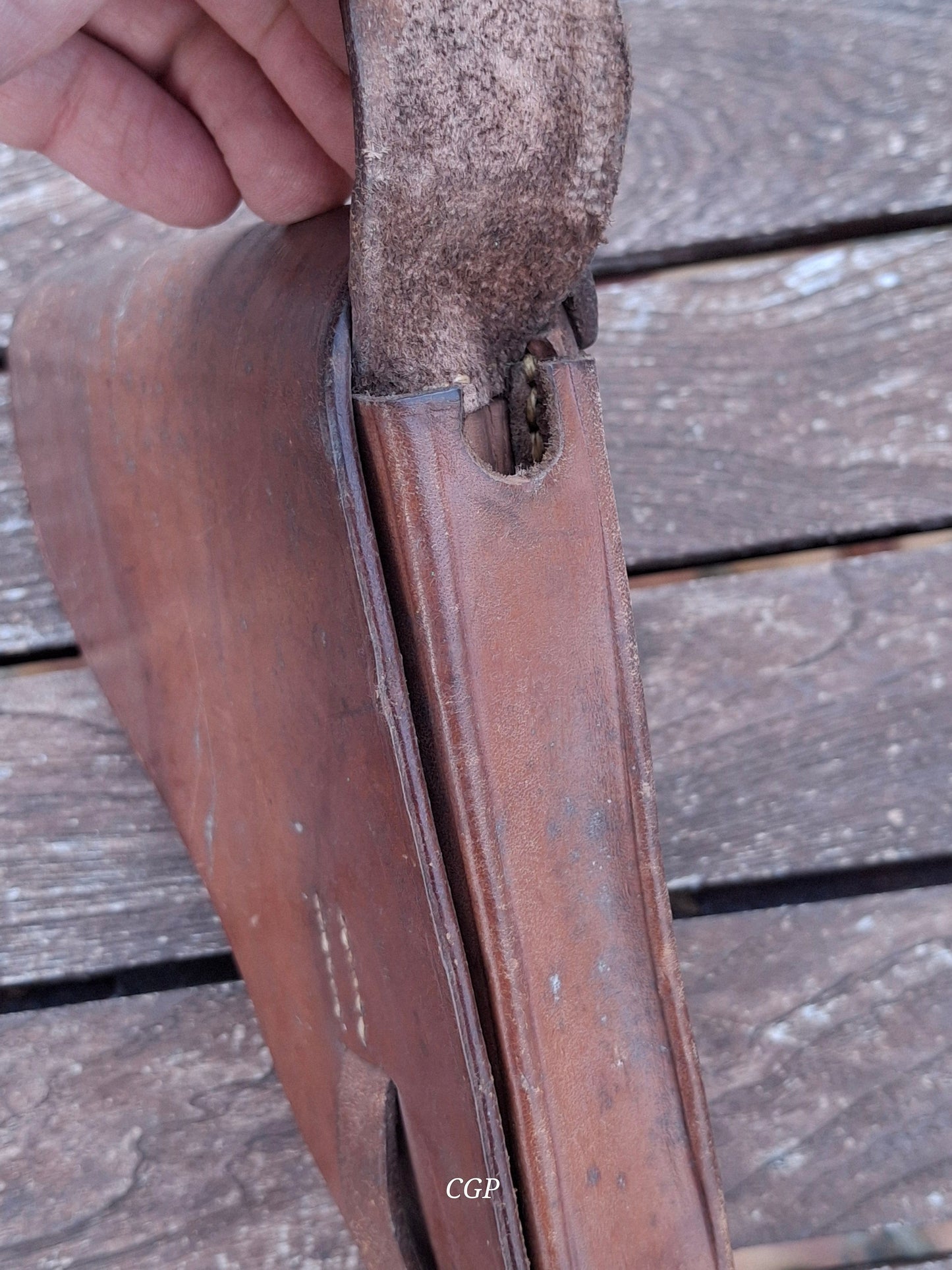 CGP Luger P08 Pistolentasche Bulgarien Kontrakt - Magazintasche geschlossen - Original