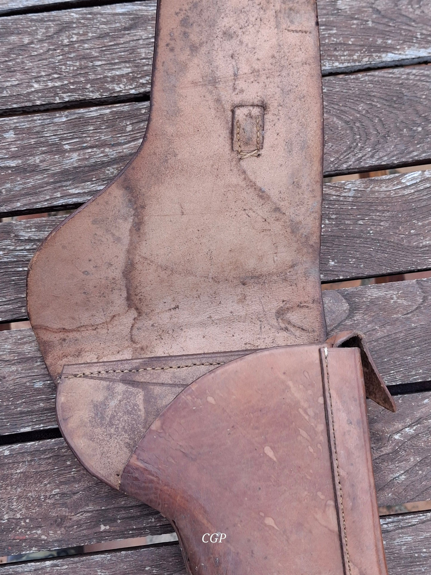CGP Luger P08 Pistolentasche Bulgarien Kontrakt - Magazintasche geschlossen - Original