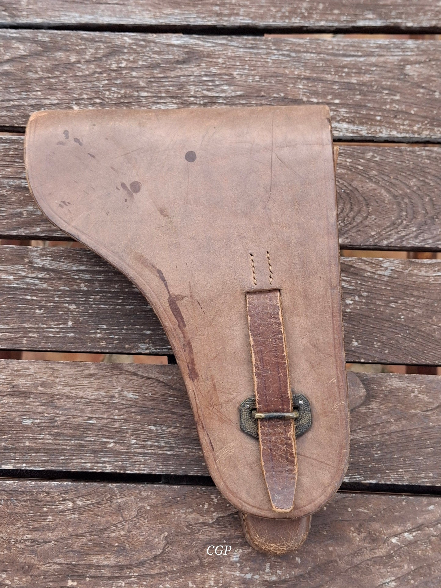 CGP Luger P08 Pistolentasche Bulgarien Kontrakt - Magazintasche offen - Original