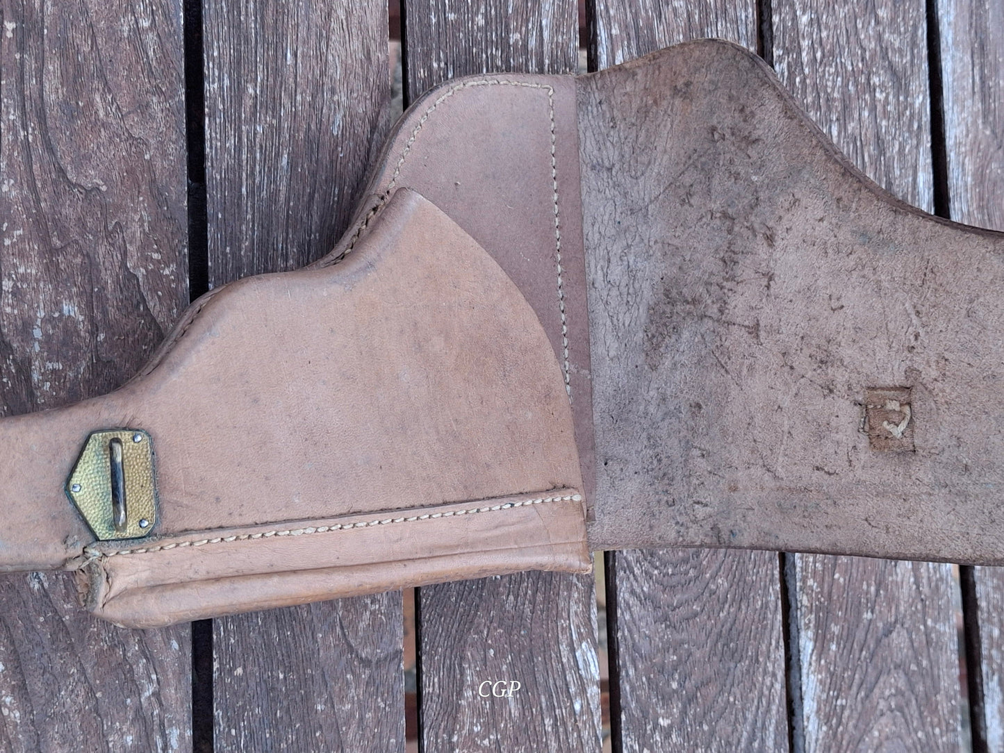 CGP Luger P08 Pistolentasche Bulgarien Kontrakt - Magazintasche offen - Original