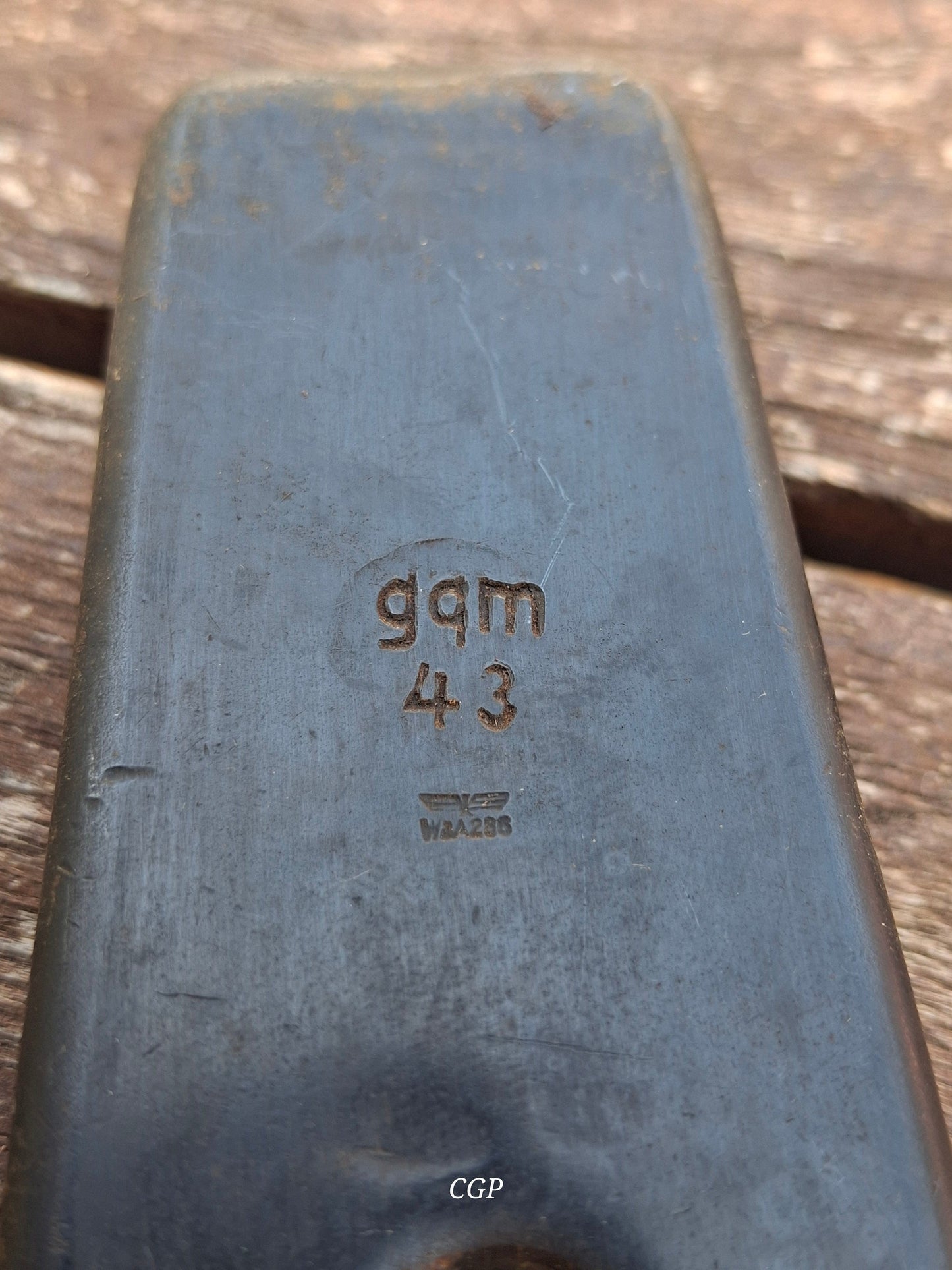 CGP Mauser K98 Schaftkappe , hoch WK2 - gqm43