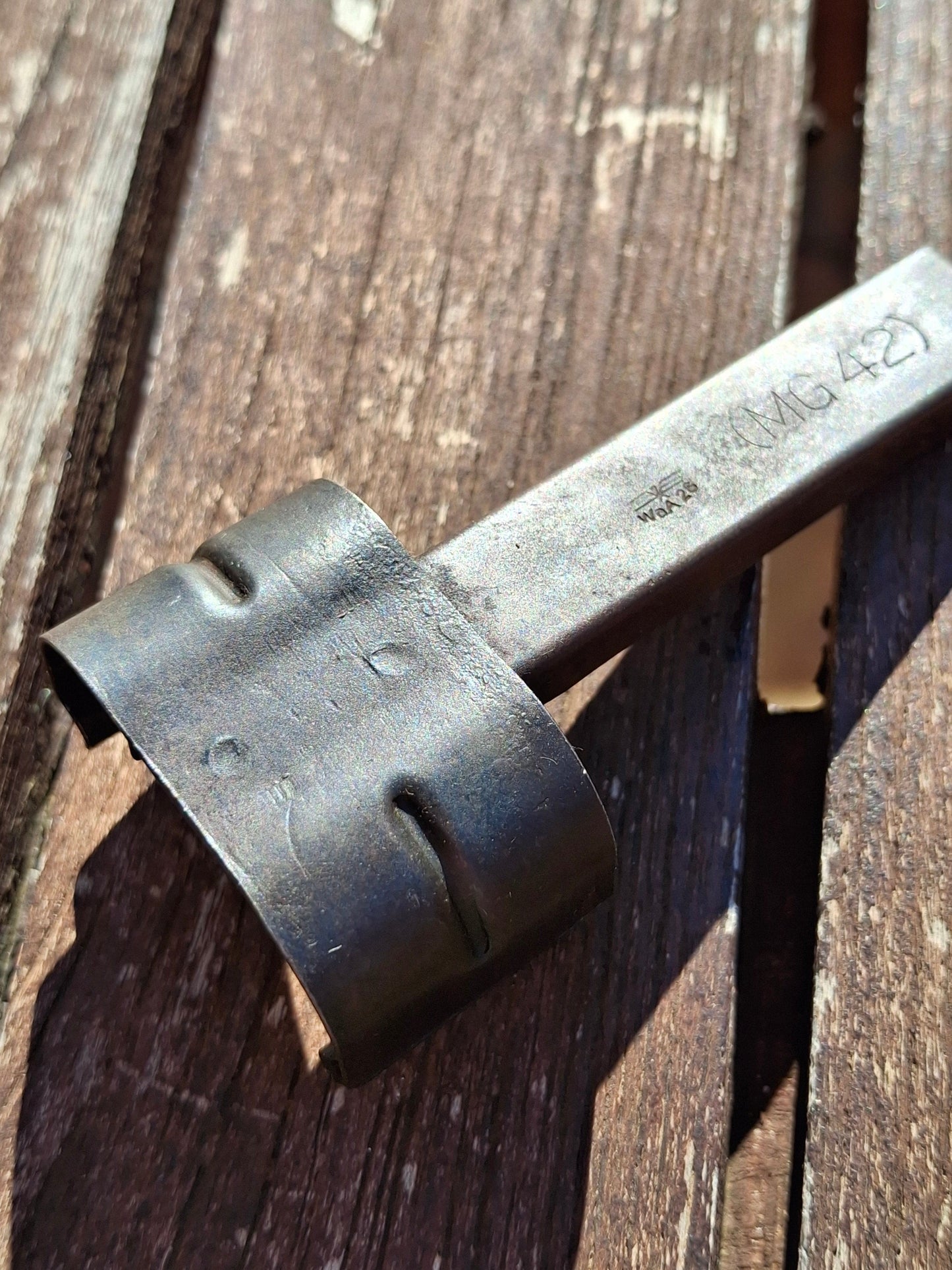 CGP MG42 Halteblech zu Schloss - Original WK2