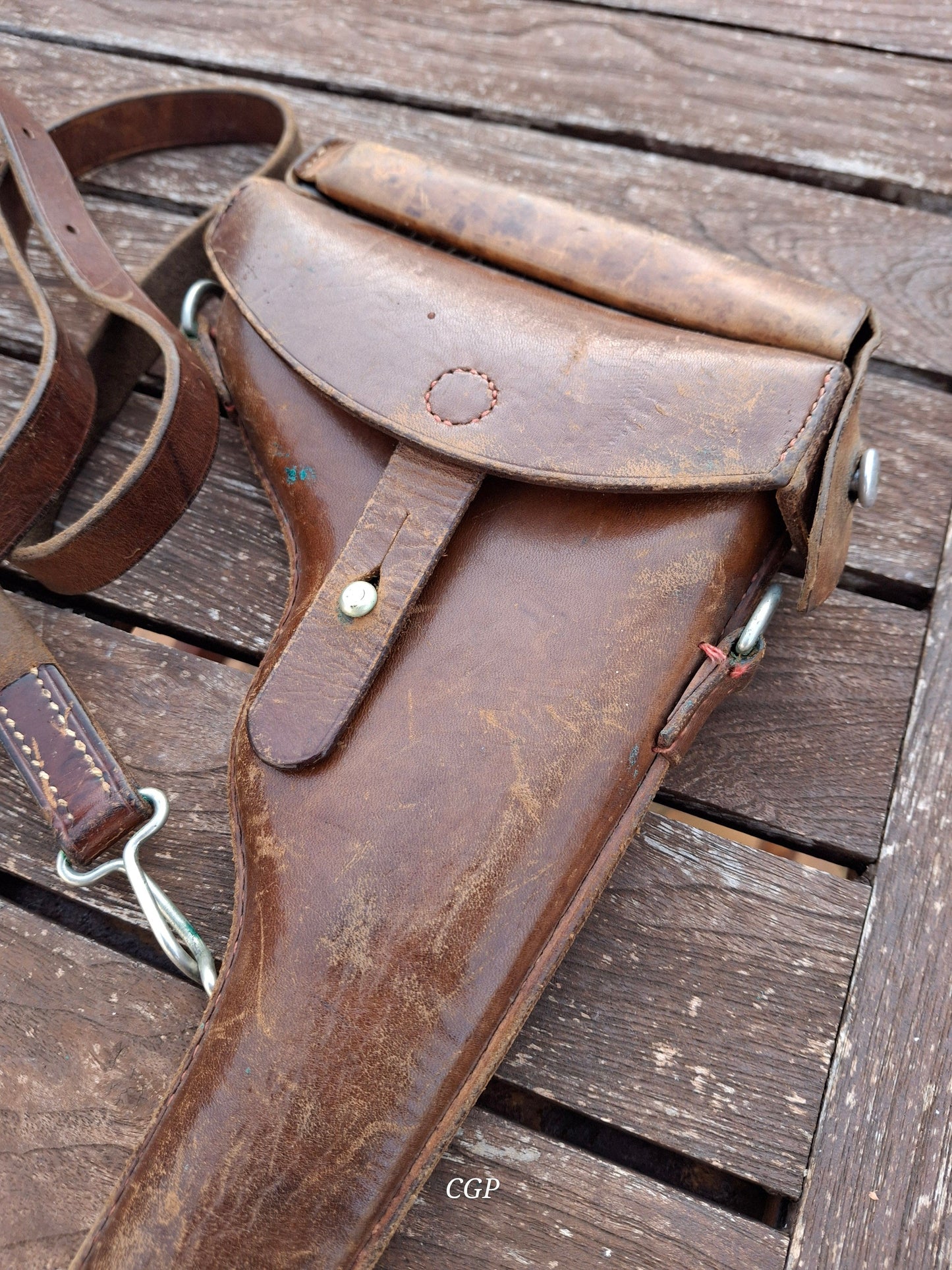 CGP P06/29 Pistolentasche - Schweizer Luger "Joh. Blaser" - Original