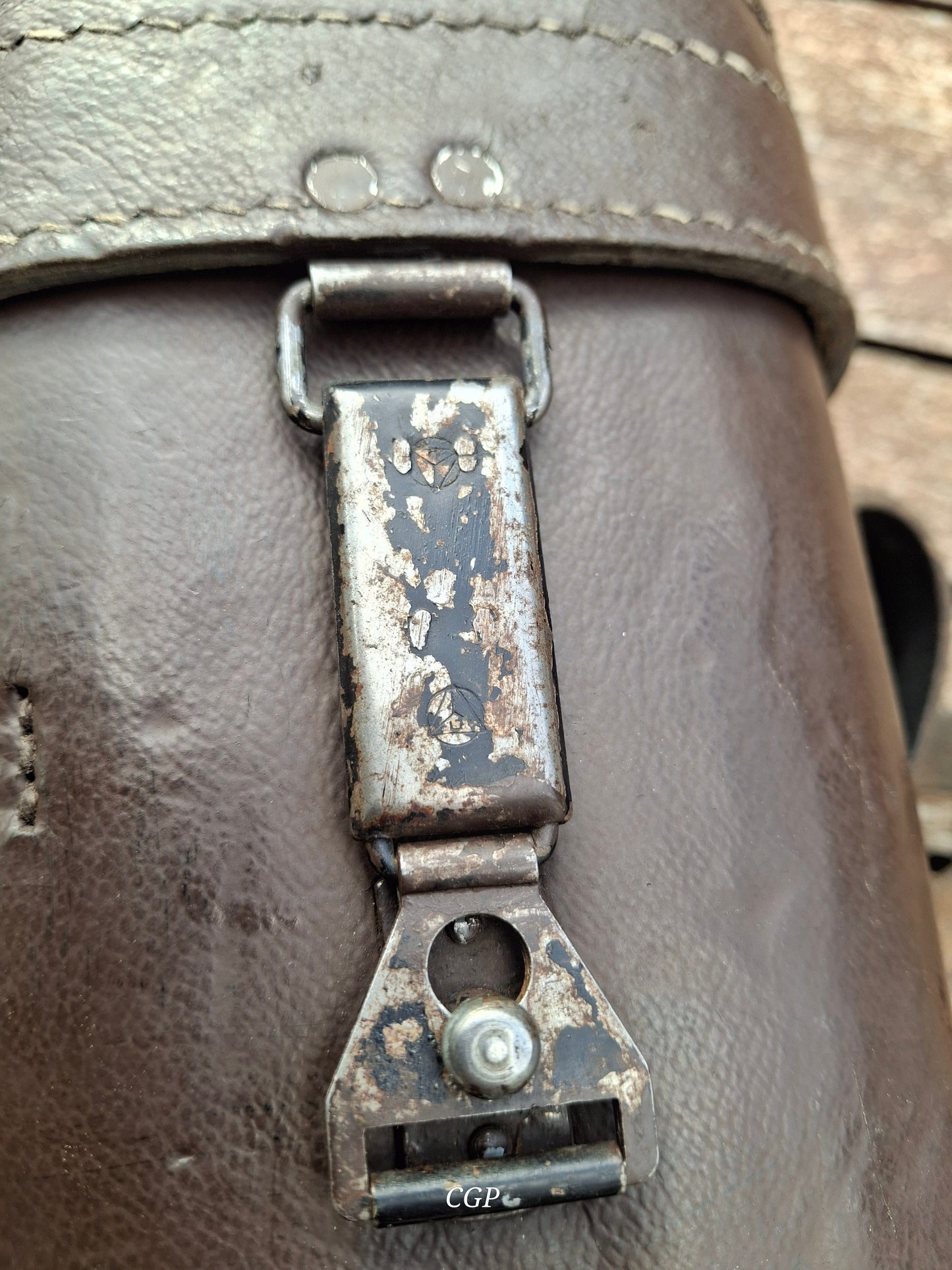 CGP Richtkreis 31 RK31 Leder Transportbehälter - Original WK2