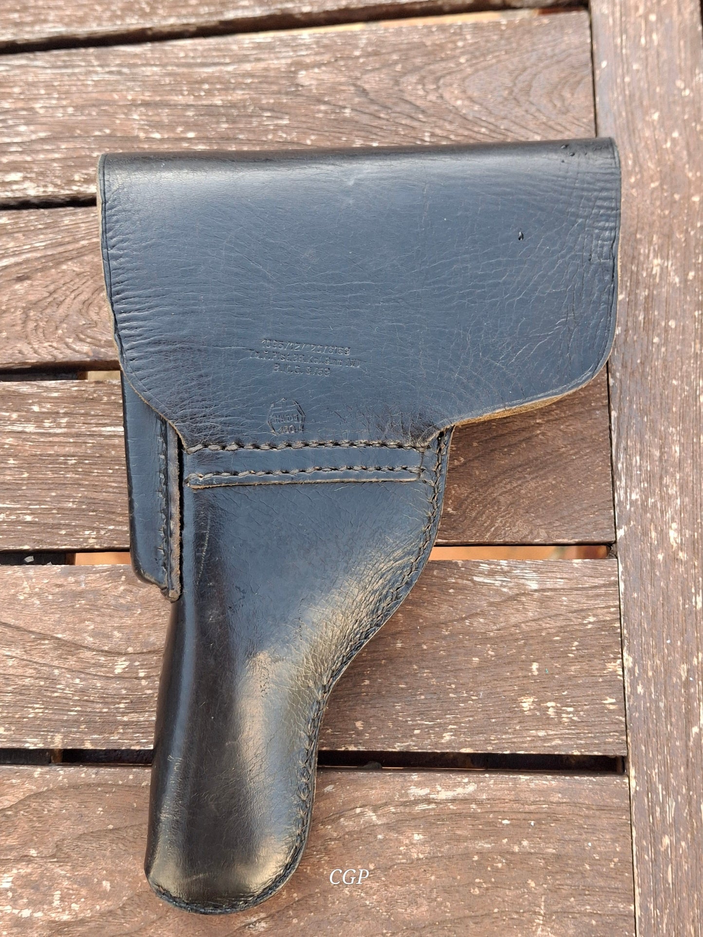 CGP Walther P38 Pistolentasche 9/59 - LW San Staffel Ahlhorn - Original