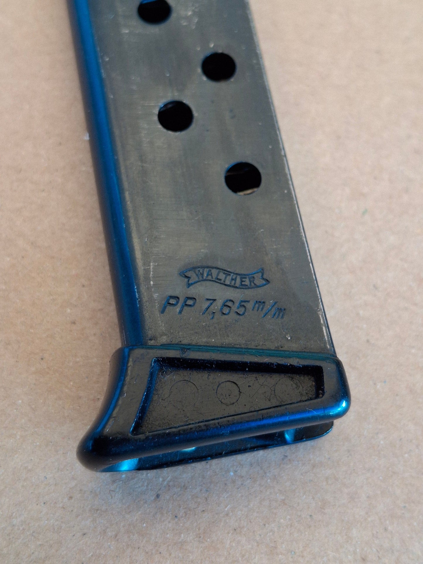 CGP Walther PP Zella Mehlis Magazin 7,65 m. Fingerauflage
