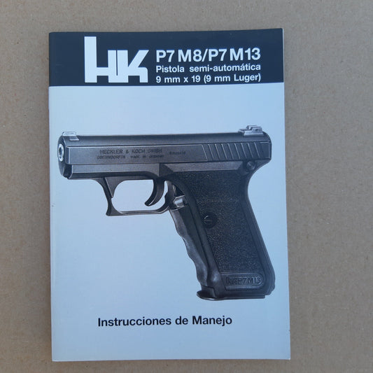 Heckler & Koch H&K P7M8 / M13 Anleitung - spanisch