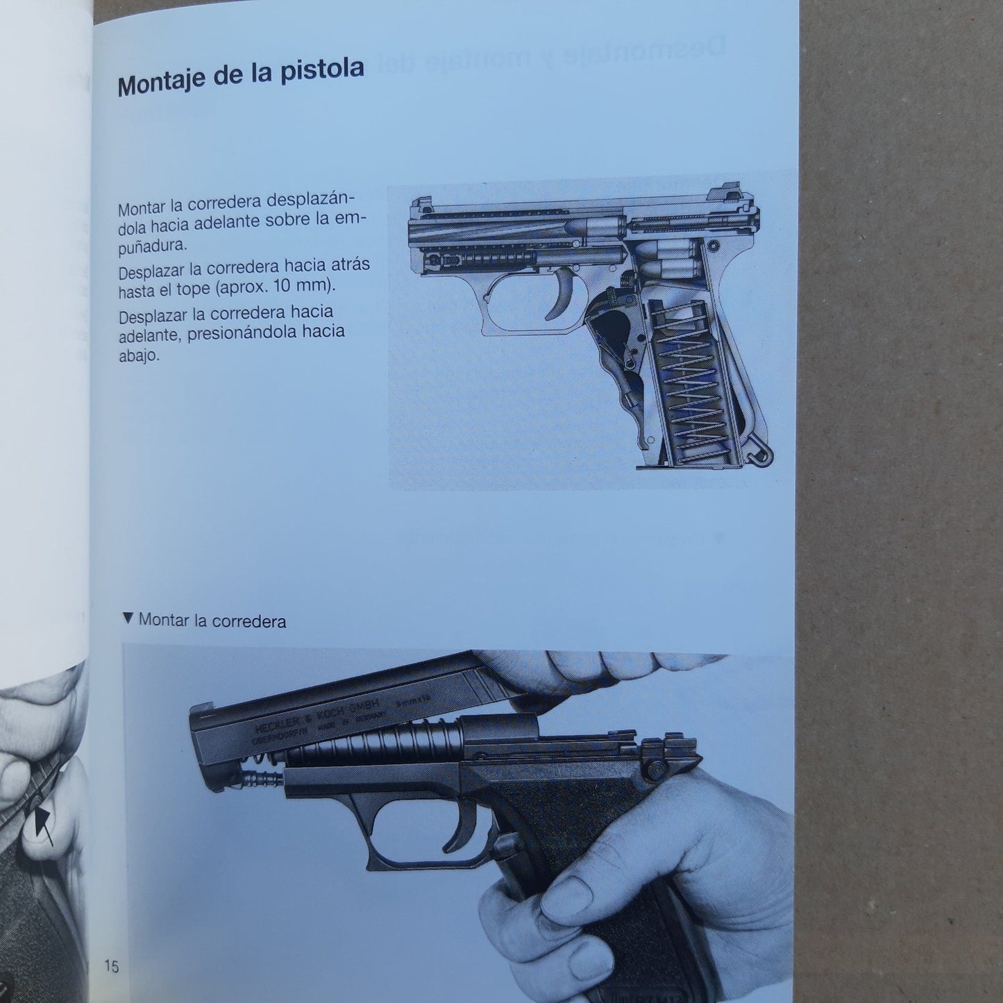Heckler & Koch H&K P7M8 / M13 Anleitung - spanisch