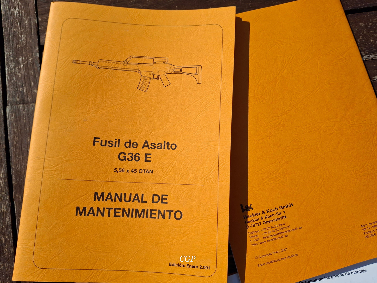 Heckler & Koch Heckler & Koch G36 E Instandsetzungsanleitung - spanisch