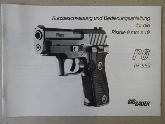 Sig Sauer Anleitung Sig Sauer P225 / P6 - Polizei