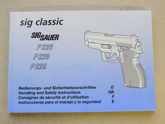 Sig Sauer Anleitung Sig Sauer P226 P228 P229