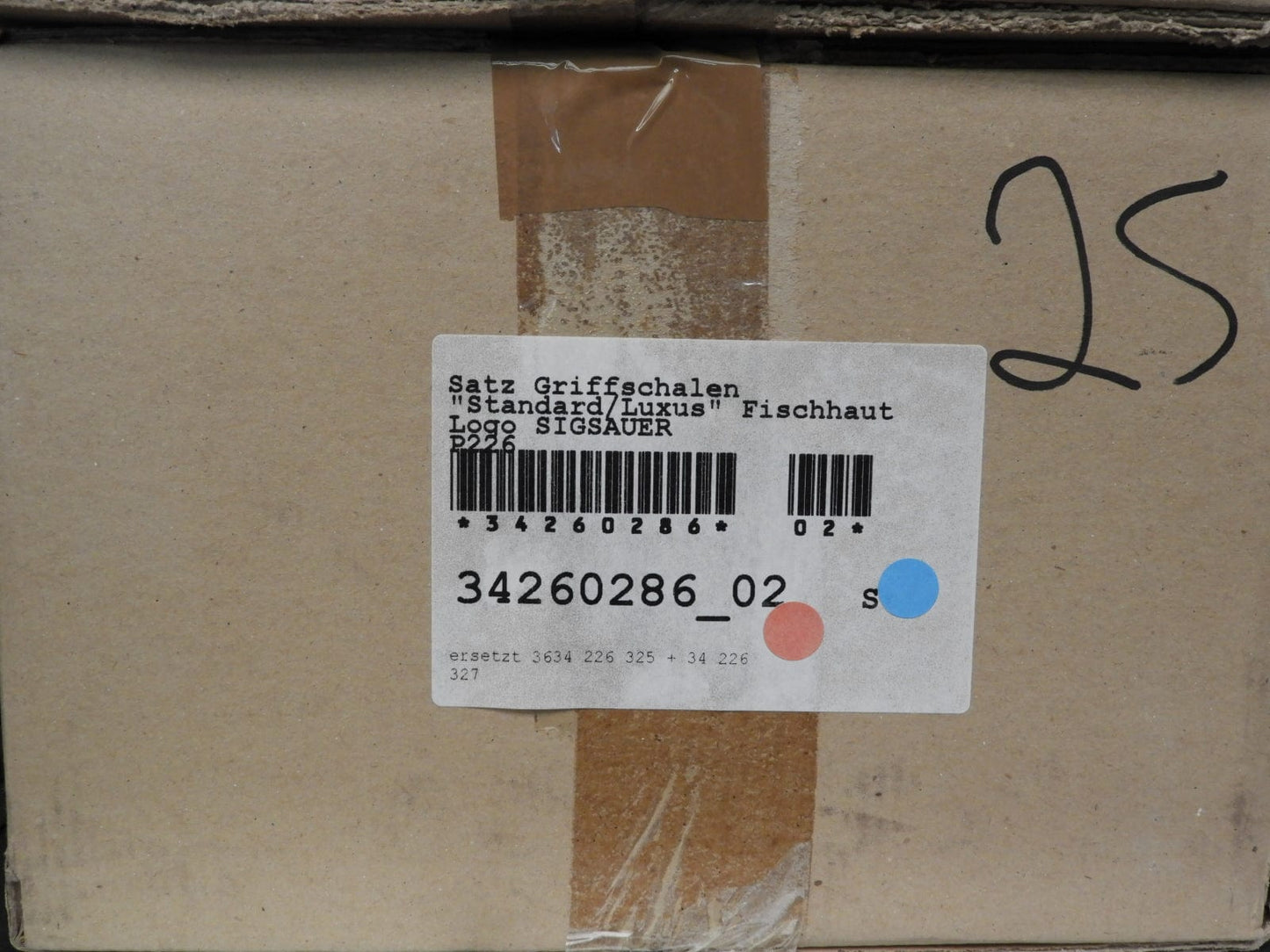 Sig Sauer Sig Sauer P226 X-Serie Holzgriffschalen 1. Gen. 25 Stck.