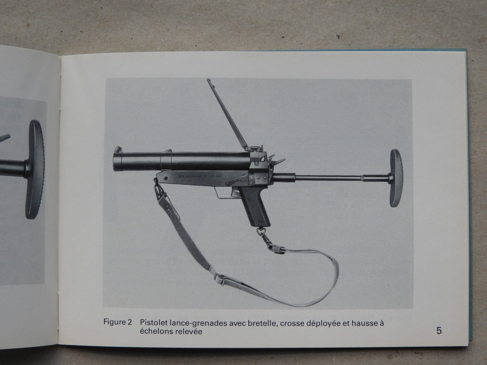 Waffenteile Anleitung H&K Granatpistole , belgische Armee