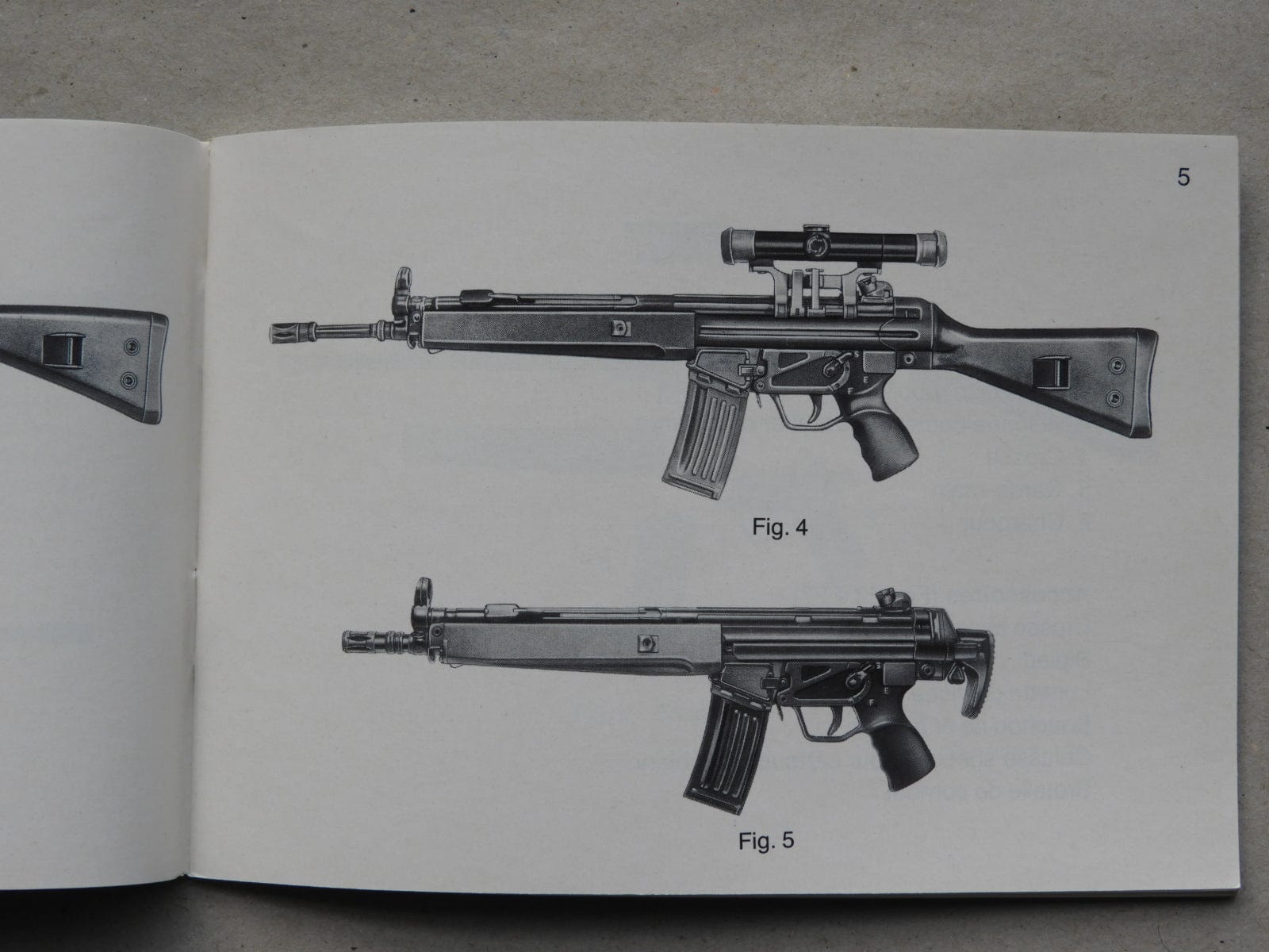 Waffenteile Anleitung H&K HK33 E , belgische Armee