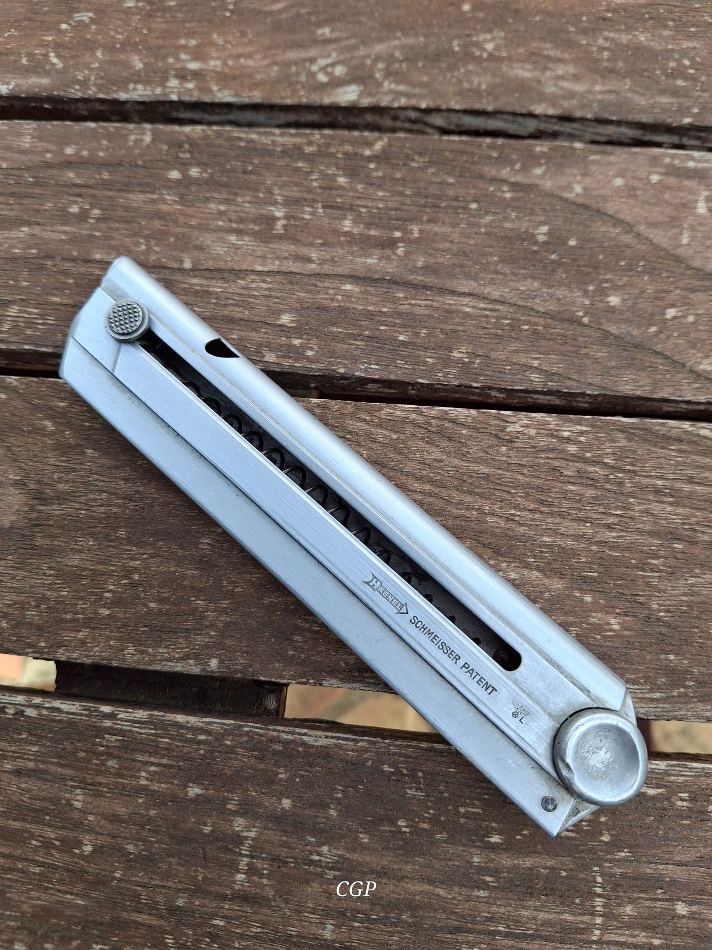 Waffenteile Luger P08 Magazin Haenel Schmeisser - Polizei "Adler L"