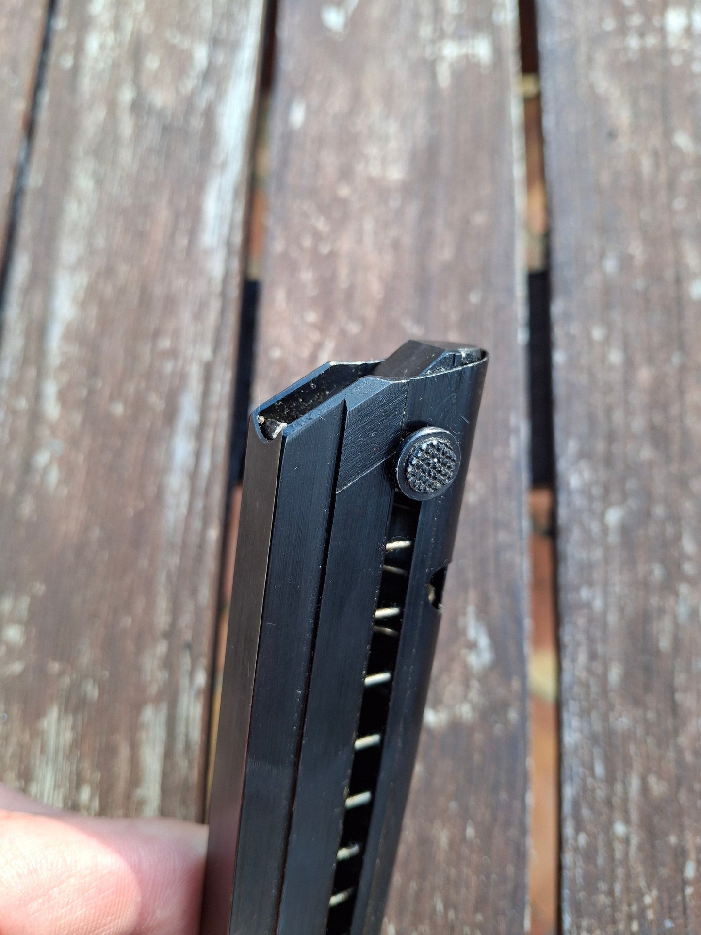 Waffenteile Luger P08 Magazin Vopo , gefräst 2/1001