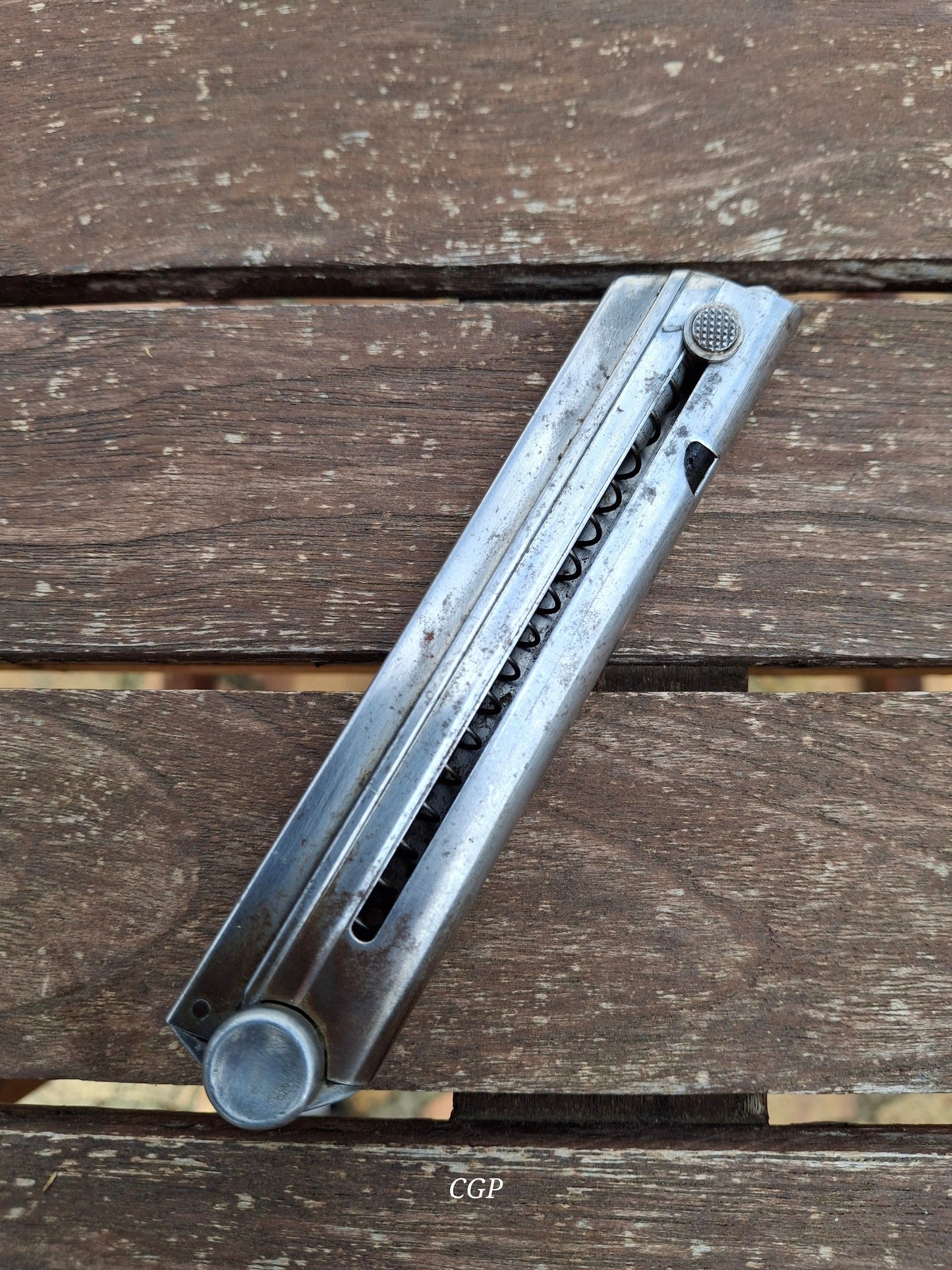 Waffenteile Luger P08 Magazin WK2 geprägt B90