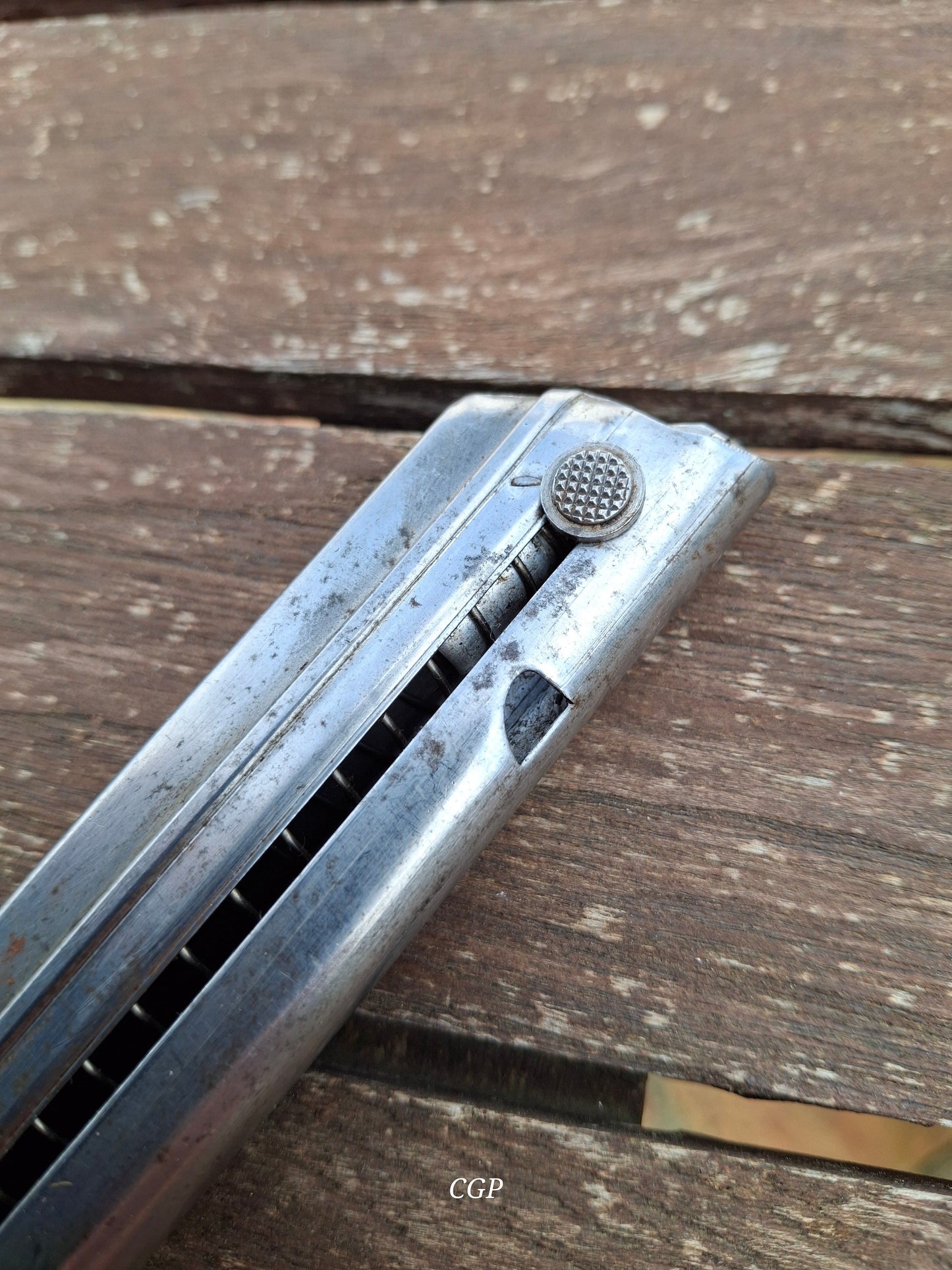 Waffenteile Luger P08 Magazin WK2 geprägt B90