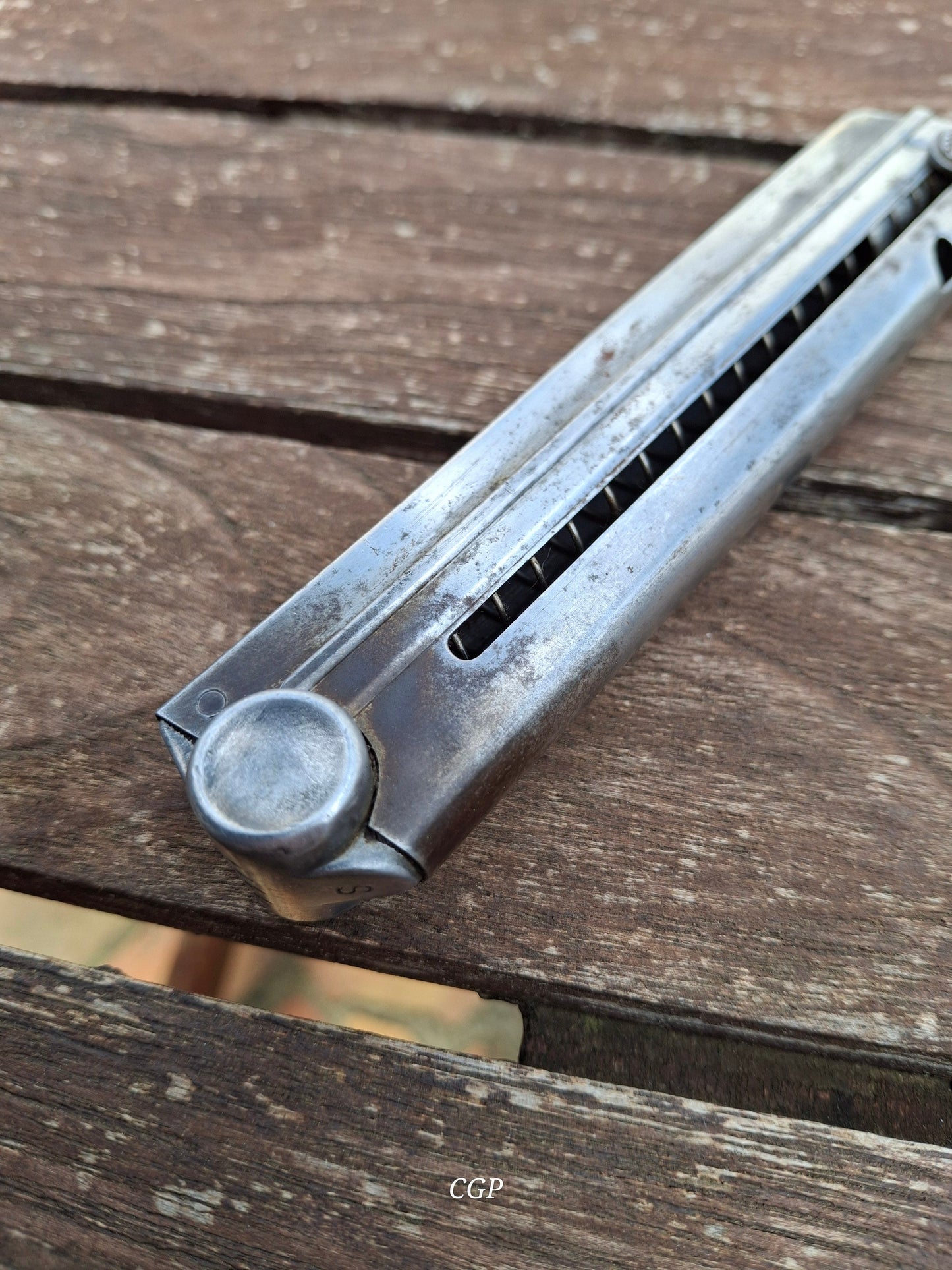 Waffenteile Luger P08 Magazin WK2 geprägt B90