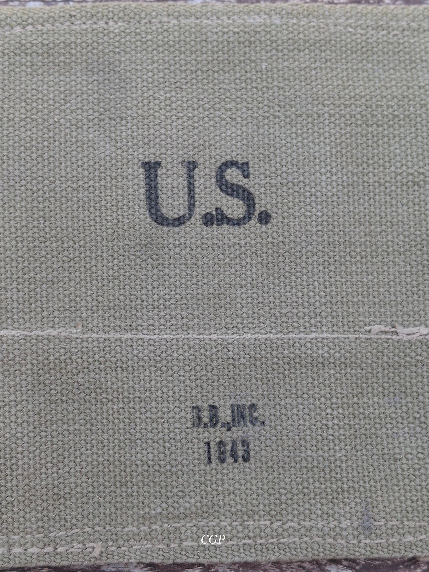 Waffenteile Thompson 1928 Magazintasche - US WK2 B.B. Inc 1943