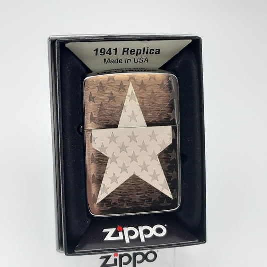 Zippo Zippo Benzinfeuerzeug 1941 Replica Star