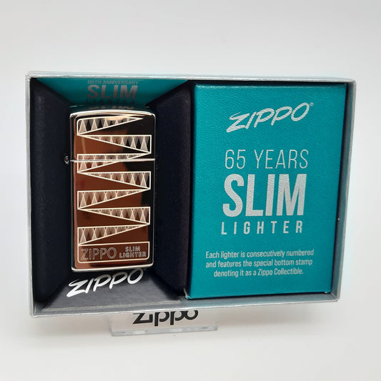 Zippo Zippo Benzinfeuerzeug 65th Anniversary Slim limited