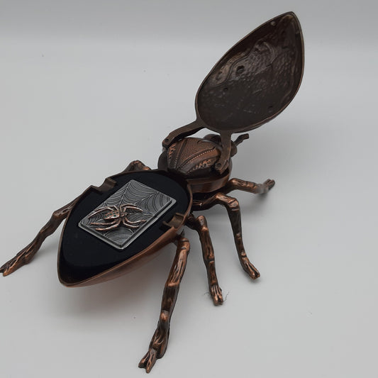 Zippo Zippo Benzinfeuerzeug Copper Spider 1935 mit Aschenbecher - Limited Edition XXXX/1000