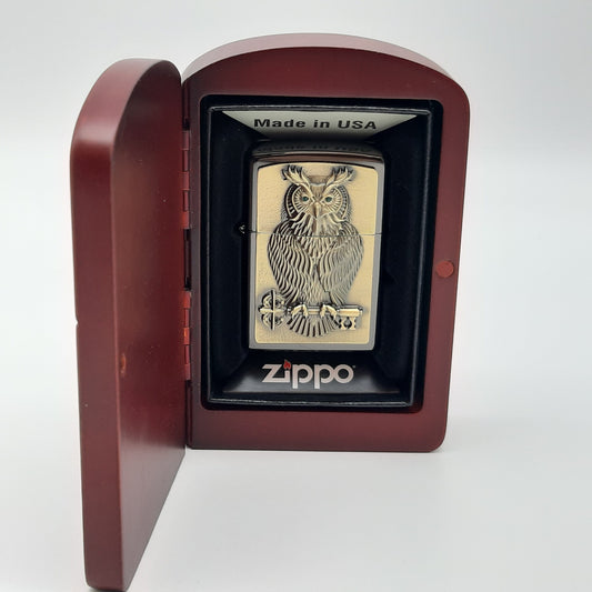 Zippo Zippo Benzinfeuerzeug Owl of Wisdom - Limited Edition XXXX/1000
