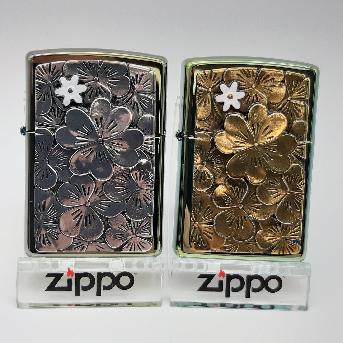 Zippo Zippo Benzinfeuerzeuge Trick Clover & Golden Trick Clover Limited Edition 2er Set