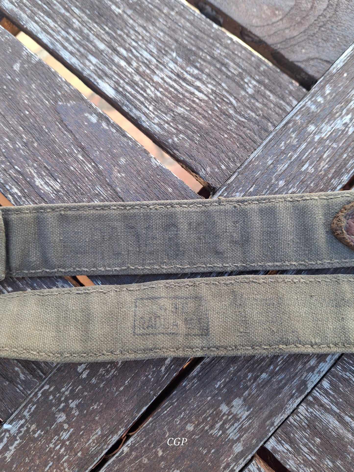 CGP Brotbeutelriemen WK2 Heer grün , 1943