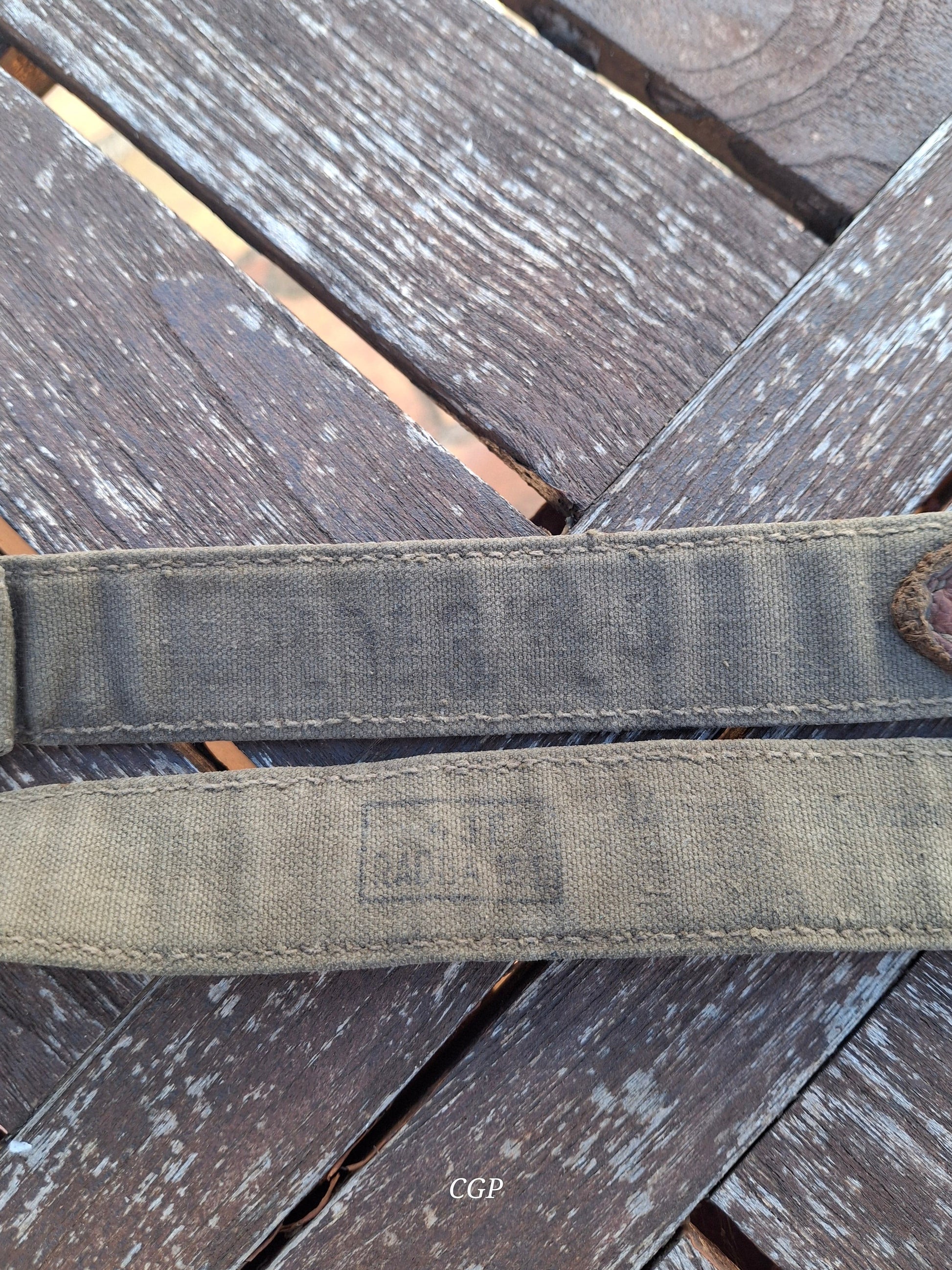 CGP Brotbeutelriemen WK2 Heer grün , 1943