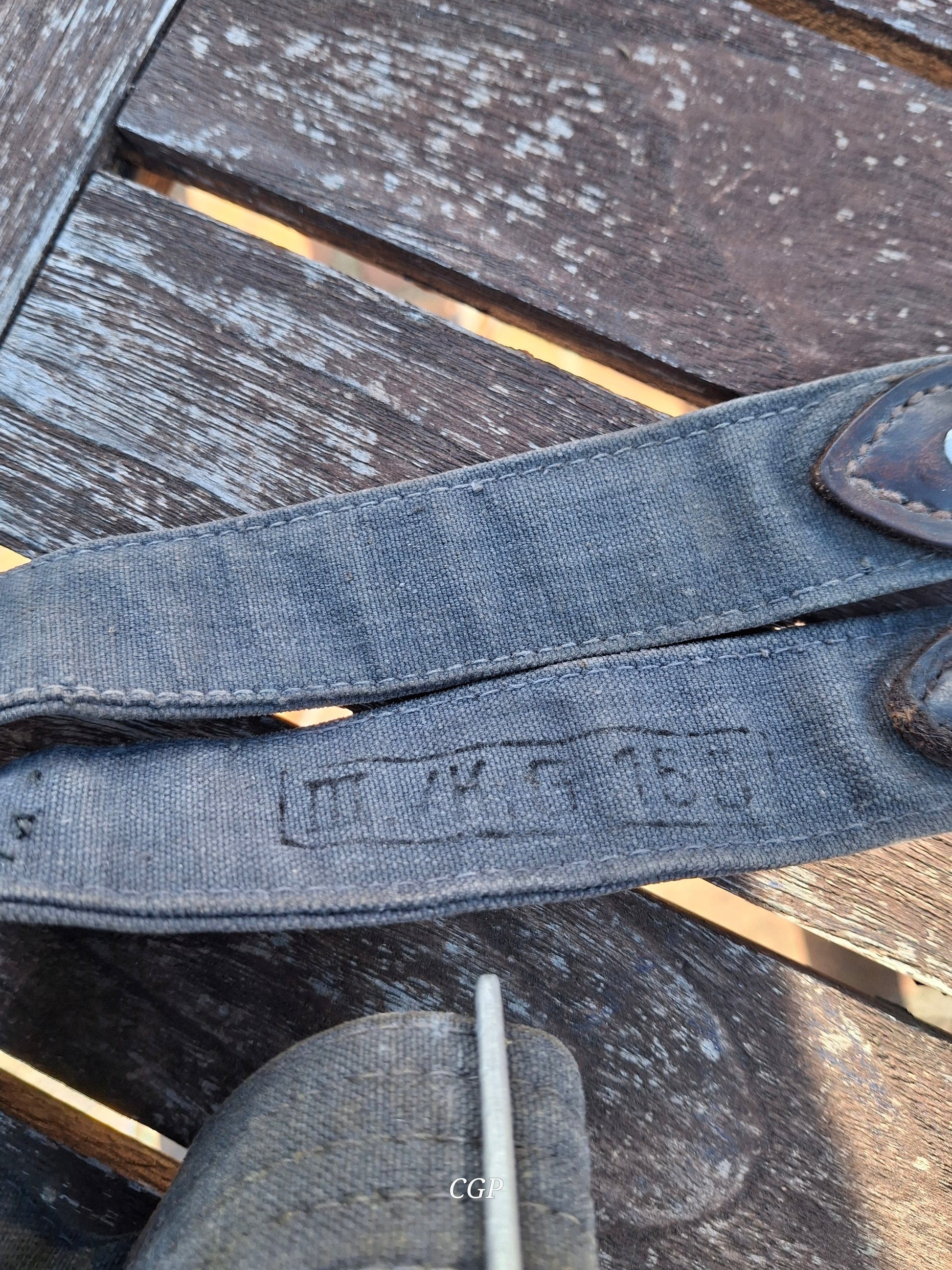 CGP Brotbeutelriemen WK2 LW blau , Kompanieabnahme