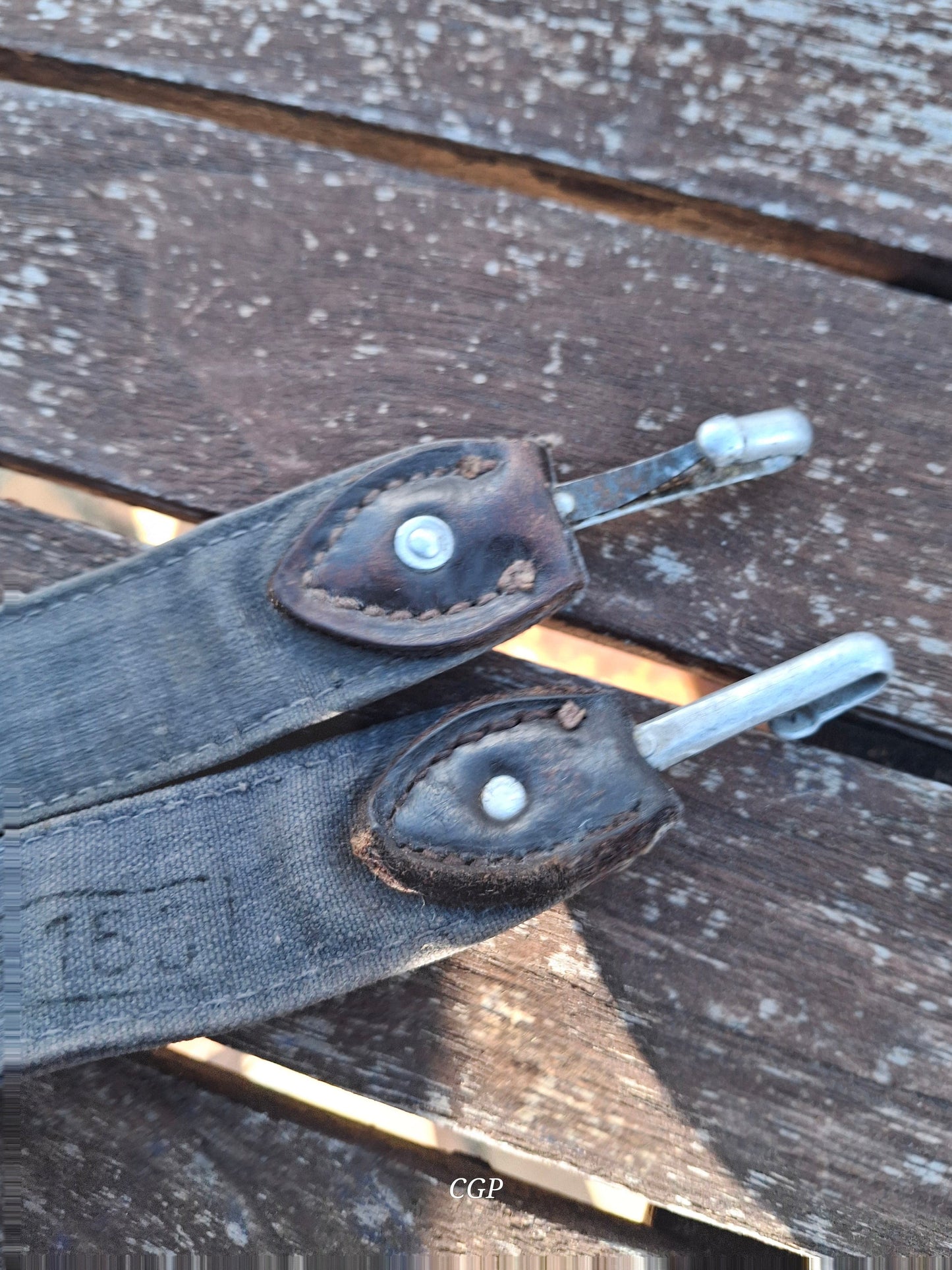 CGP Brotbeutelriemen WK2 LW blau , Kompanieabnahme