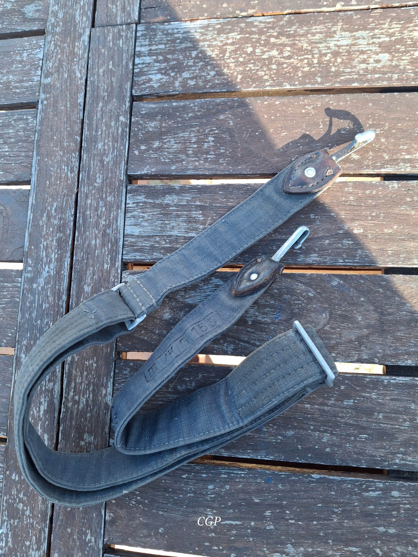 CGP Brotbeutelriemen WK2 LW blau , Kompanieabnahme