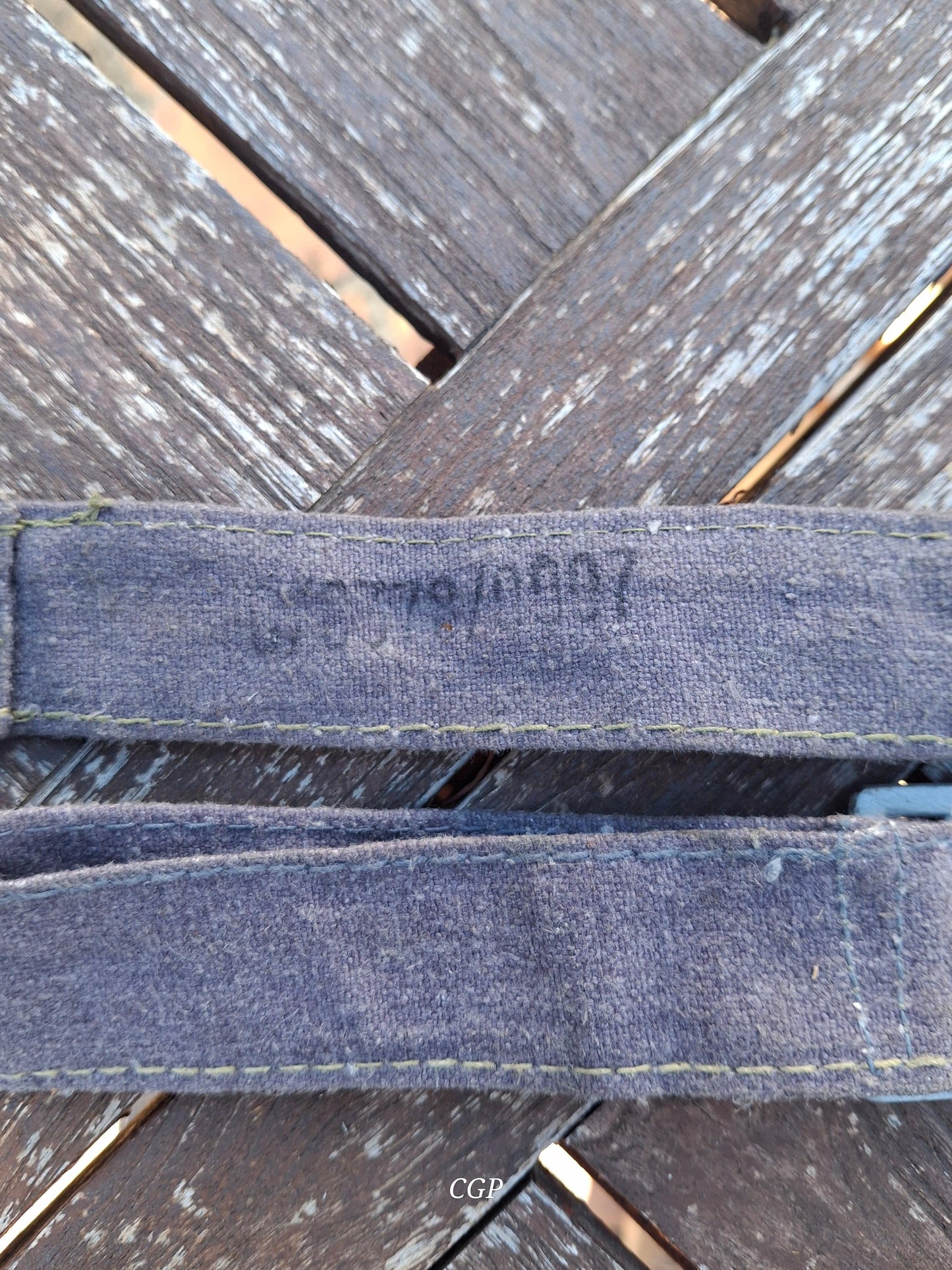 CGP Brotbeutelriemen WK2 LW blau , RB Nummer