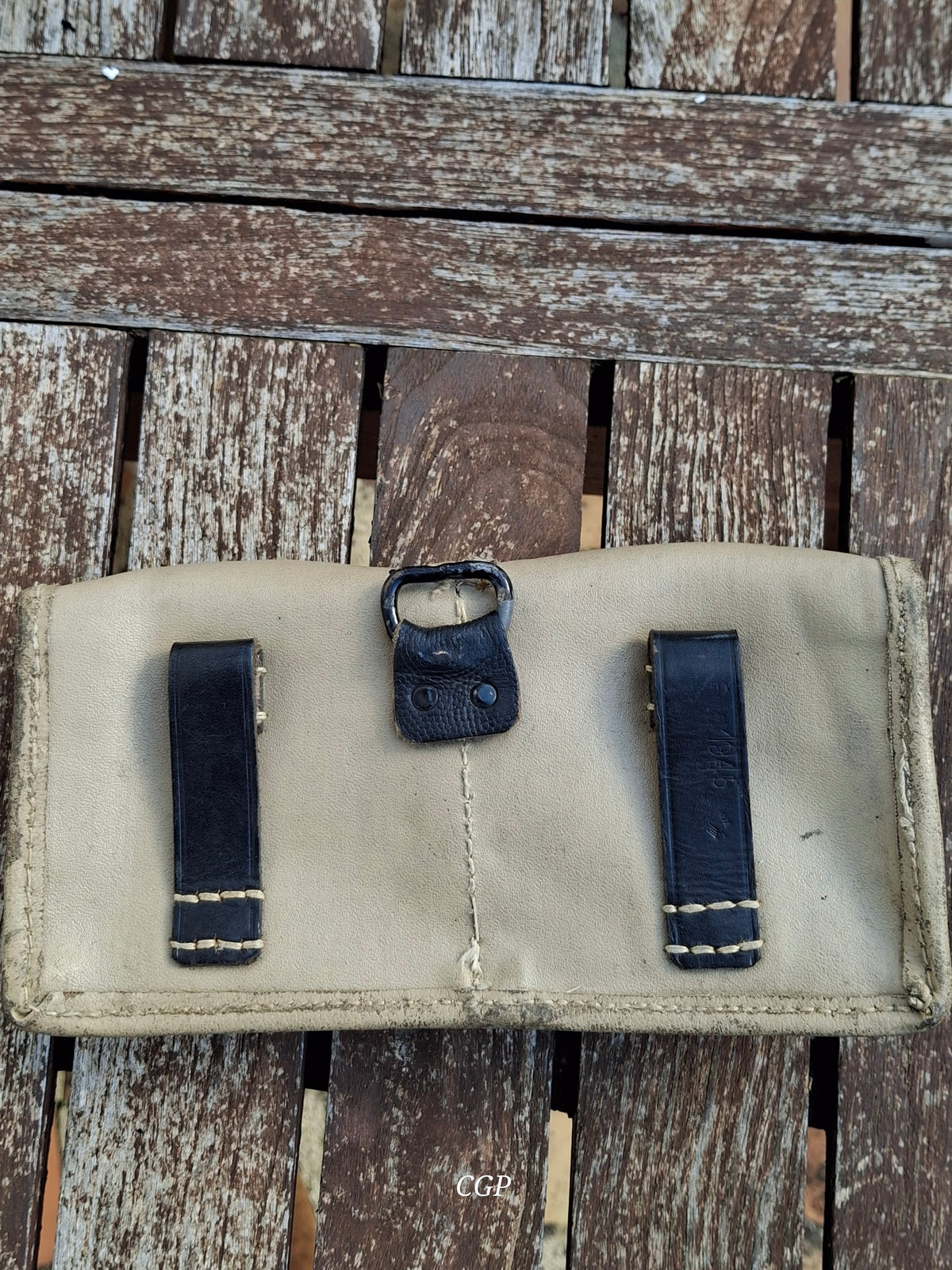 CGP K43 / G43 Magazintasche Ersatzstoff - 1945 WaA Abnahme- original WK2