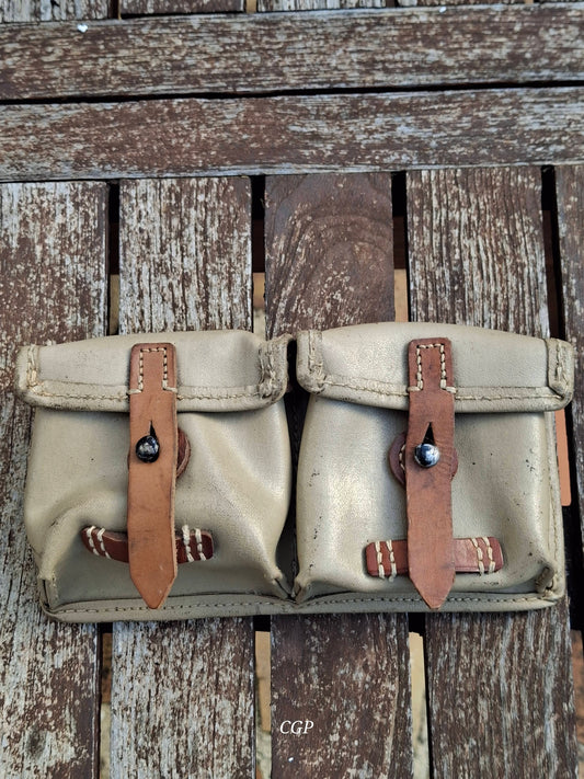 CGP K43 / G43 Magazintasche Ersatzstoff - 1945 WaA Abnahme- original WK2