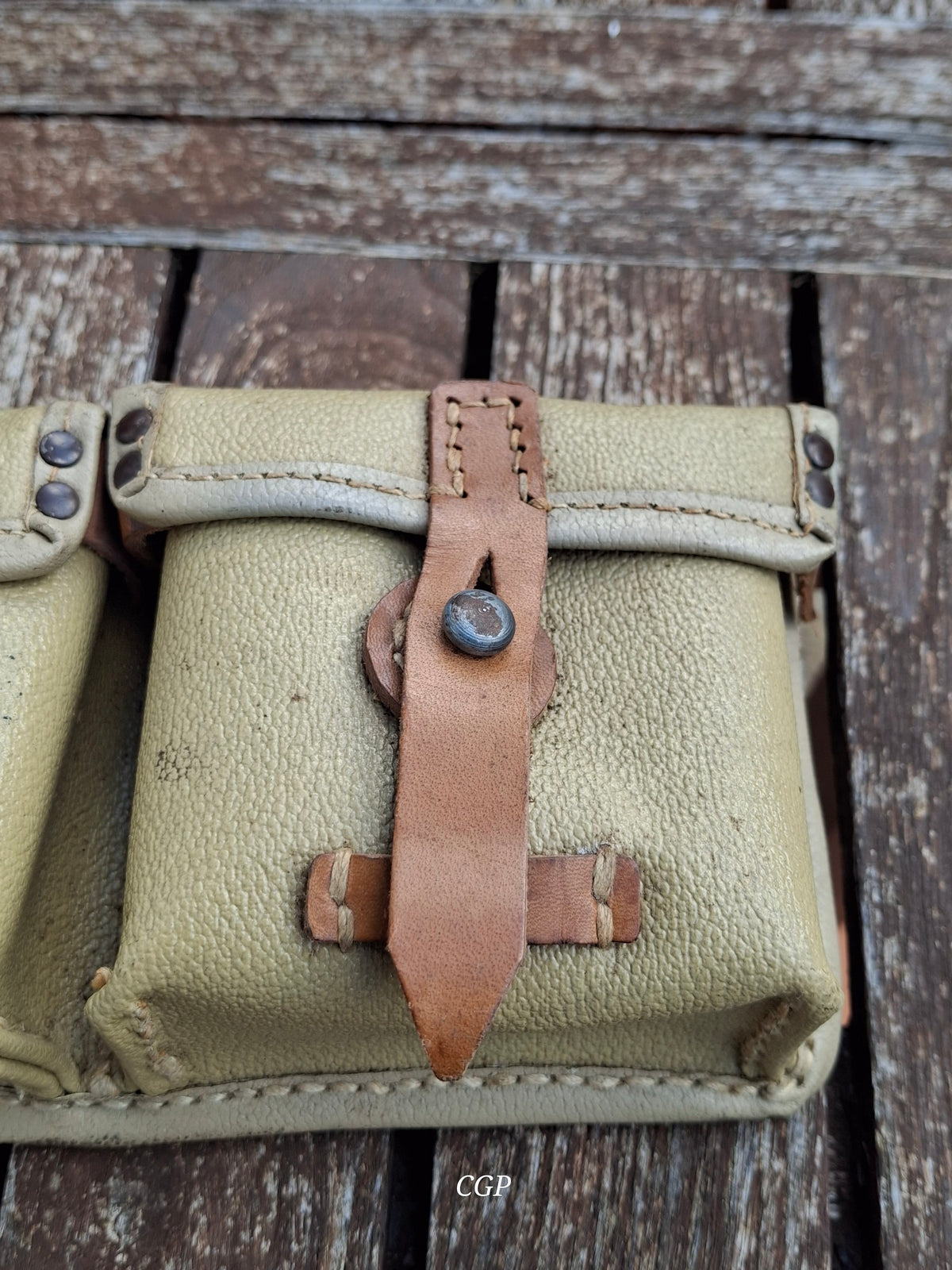 CGP K43 / G43 Magazintasche Ersatzstoff - bla 1944 - original WK2