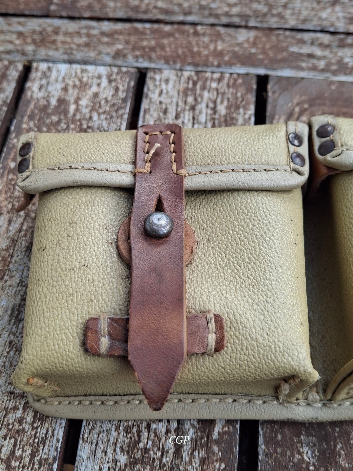 CGP K43 / G43 Magazintasche Ersatzstoff - bla 1944 - original WK2