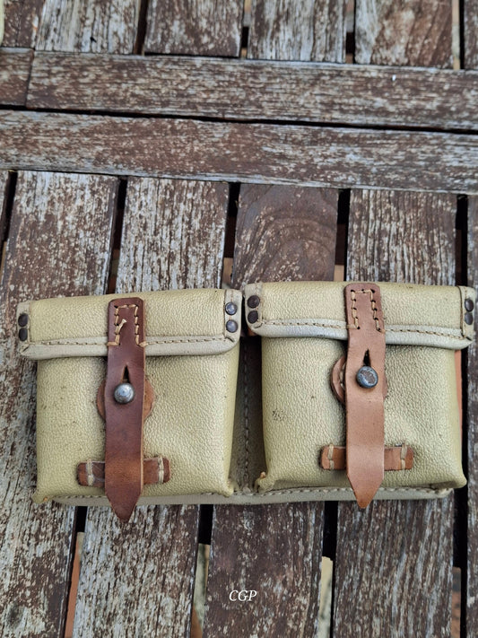 CGP K43 / G43 Magazintasche Ersatzstoff - bla 1944 - original WK2