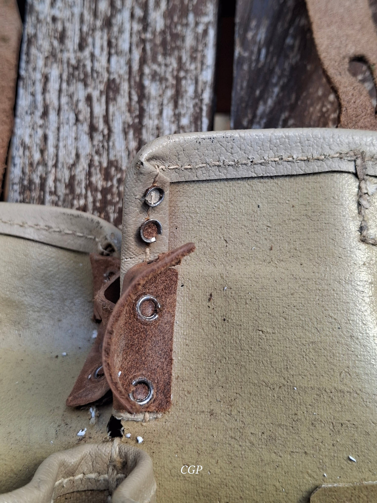 CGP K43 / G43 Magazintasche Ersatzstoff - ros 1944 - original WK2