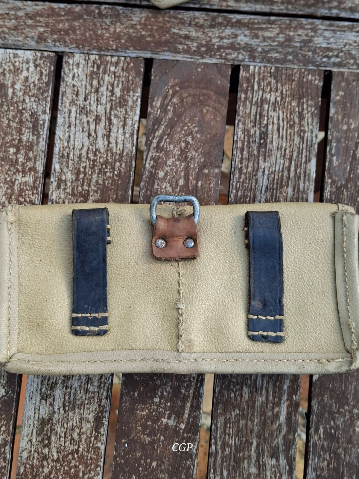 CGP K43 / G43 Magazintasche Ersatzstoff - ros 1944 - original WK2