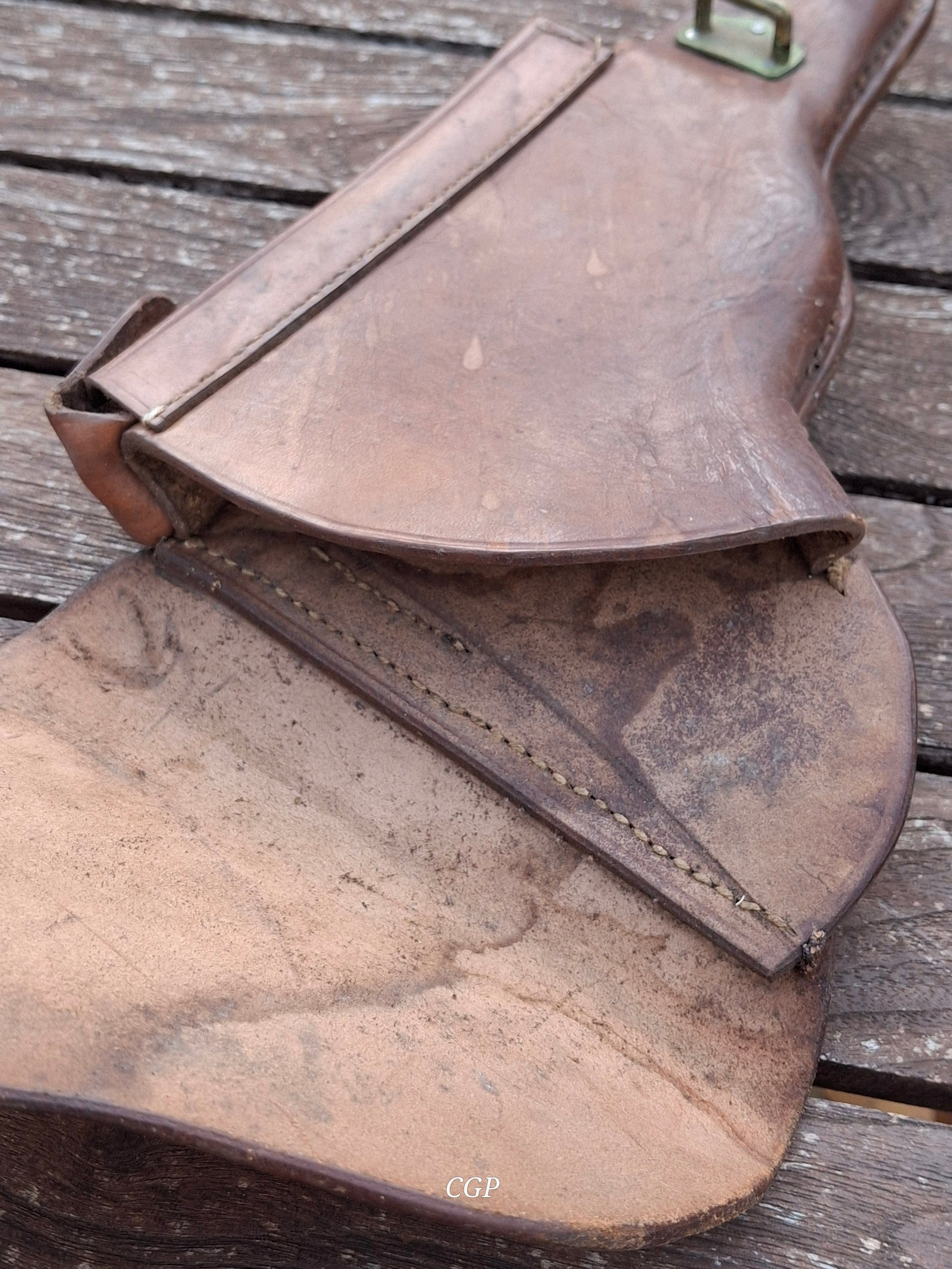 CGP Luger P08 Pistolentasche Bulgarien Kontrakt  - Magazintasche geschlossen - Original