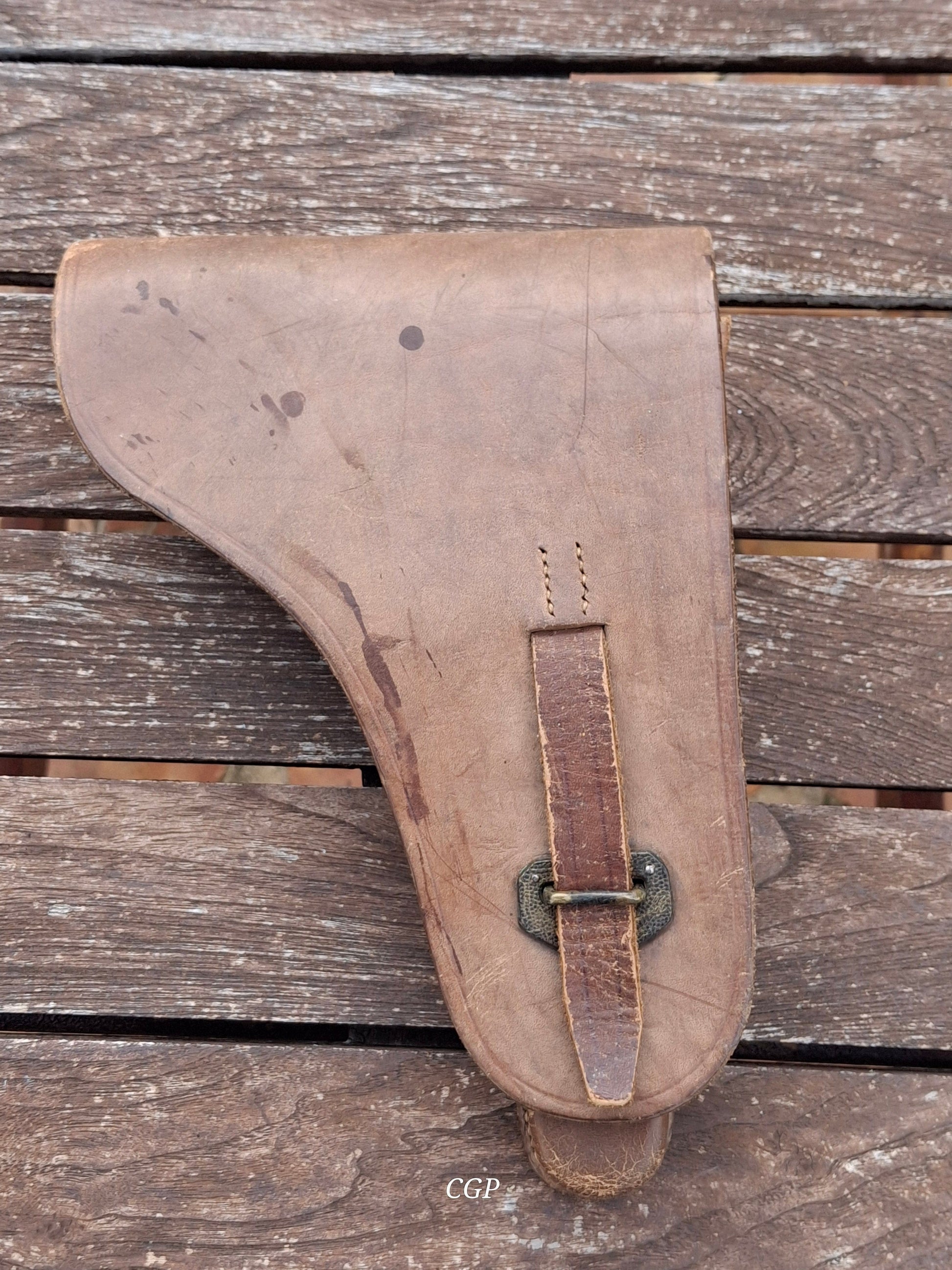 CGP Luger P08 Pistolentasche Bulgarien Kontrakt  - Magazintasche offen - Original