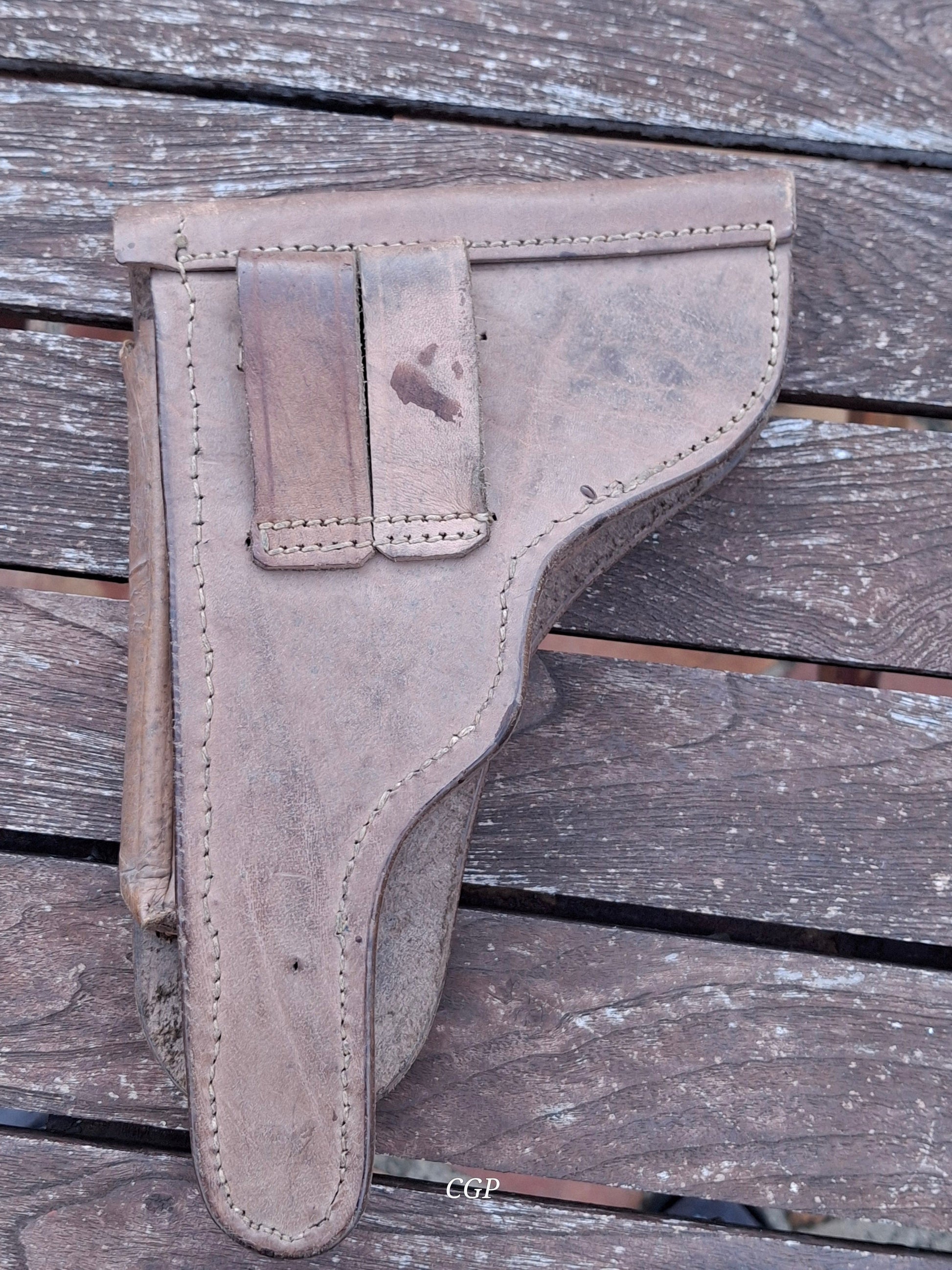 CGP Luger P08 Pistolentasche Bulgarien Kontrakt  - Magazintasche offen - Original