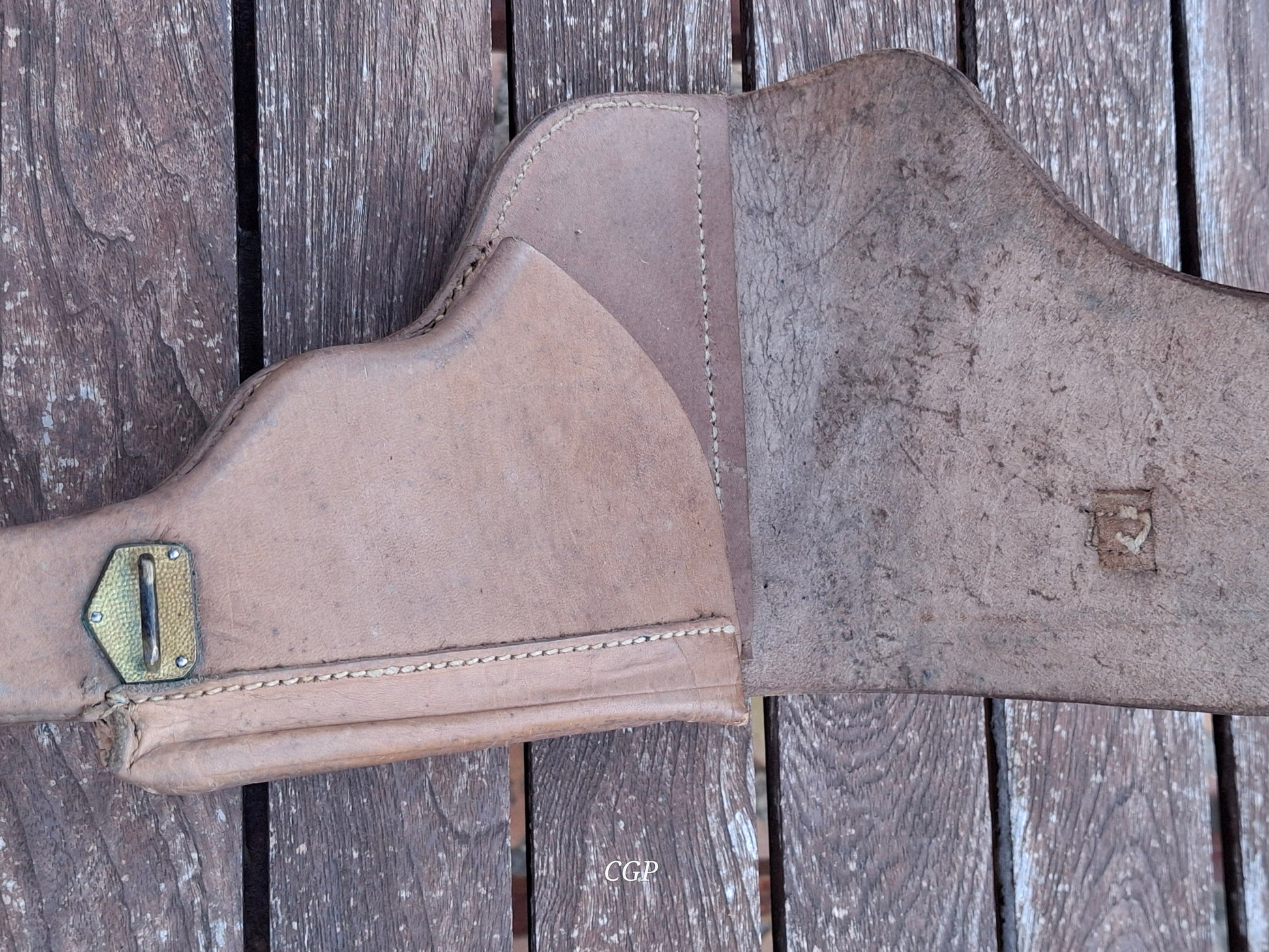 CGP Luger P08 Pistolentasche Bulgarien Kontrakt  - Magazintasche offen - Original