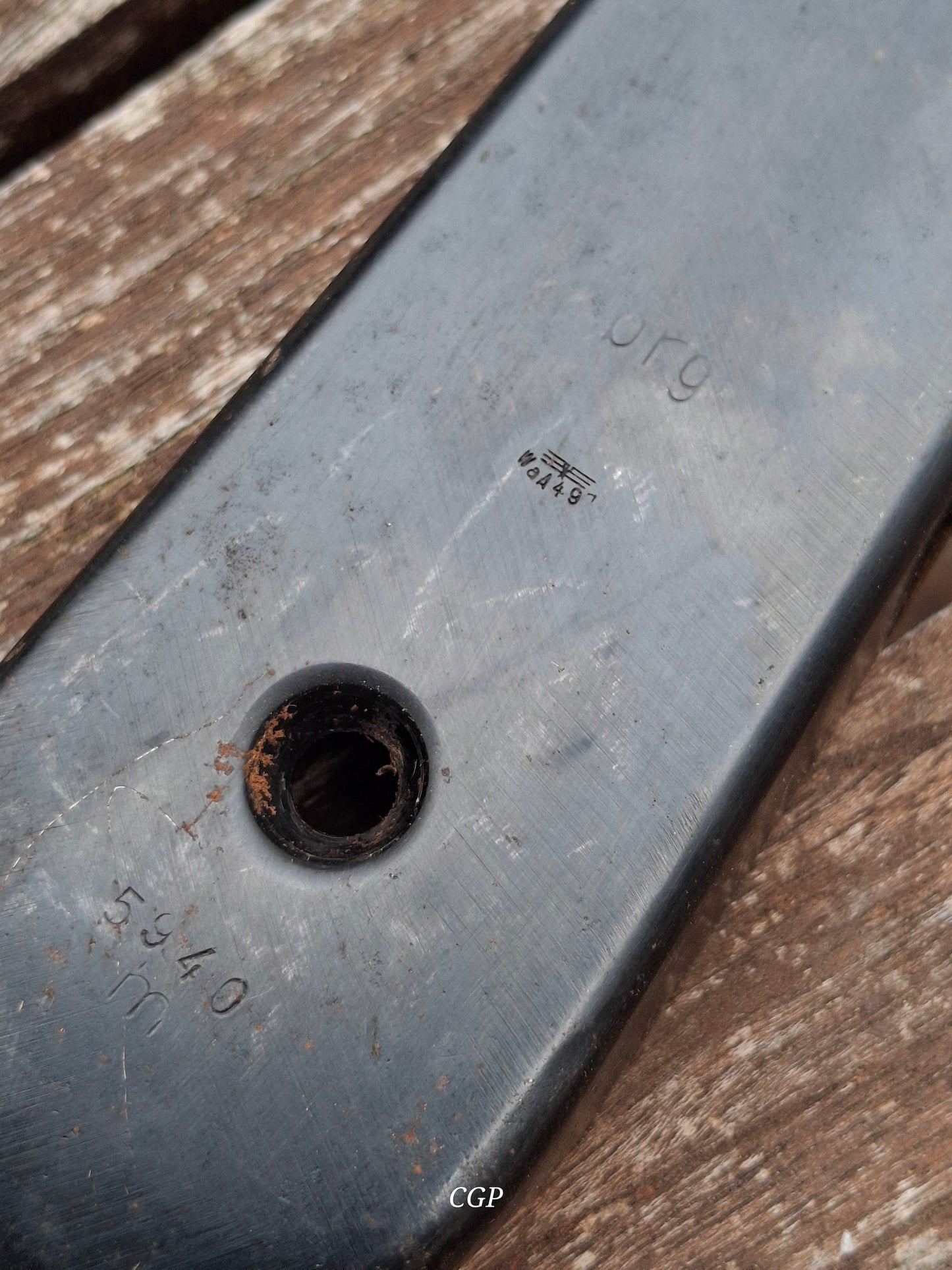 CGP Mauser K98 Schaftkappe , hoch WK2 - brg